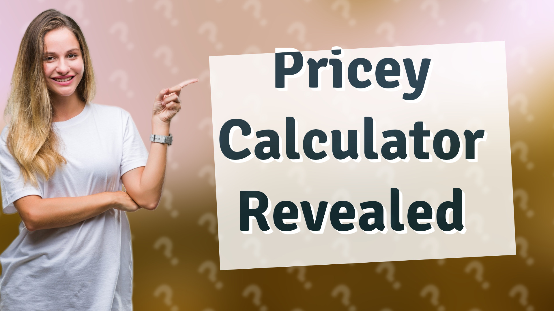 Pricey Calculator Revealed