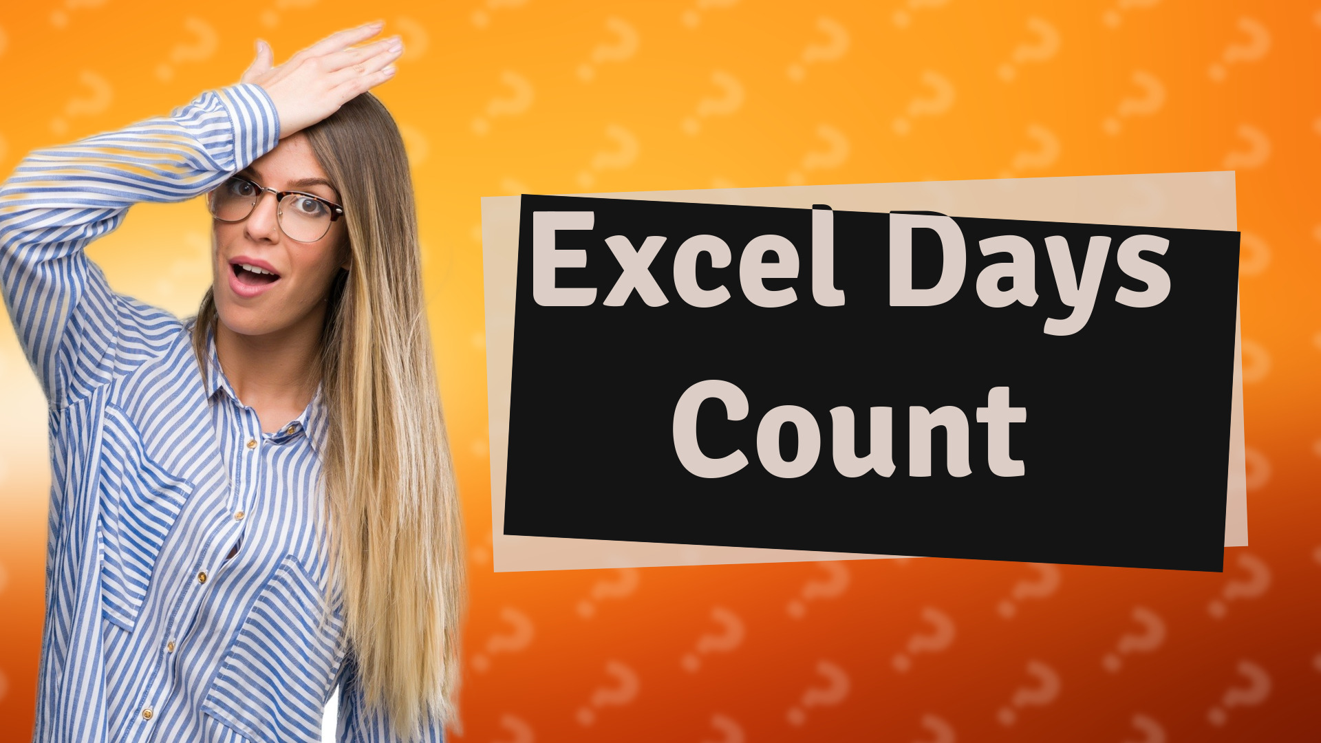 Excel Days Count