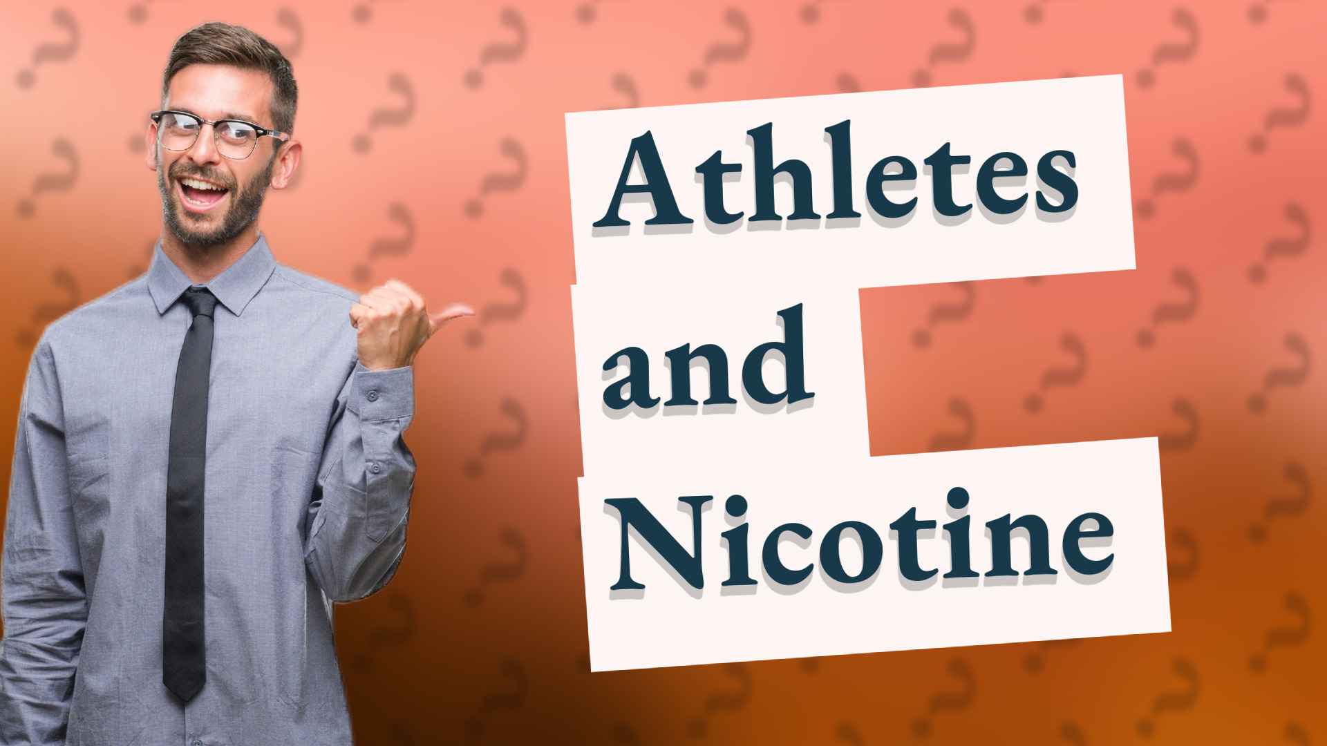 Athletes and Nicotine