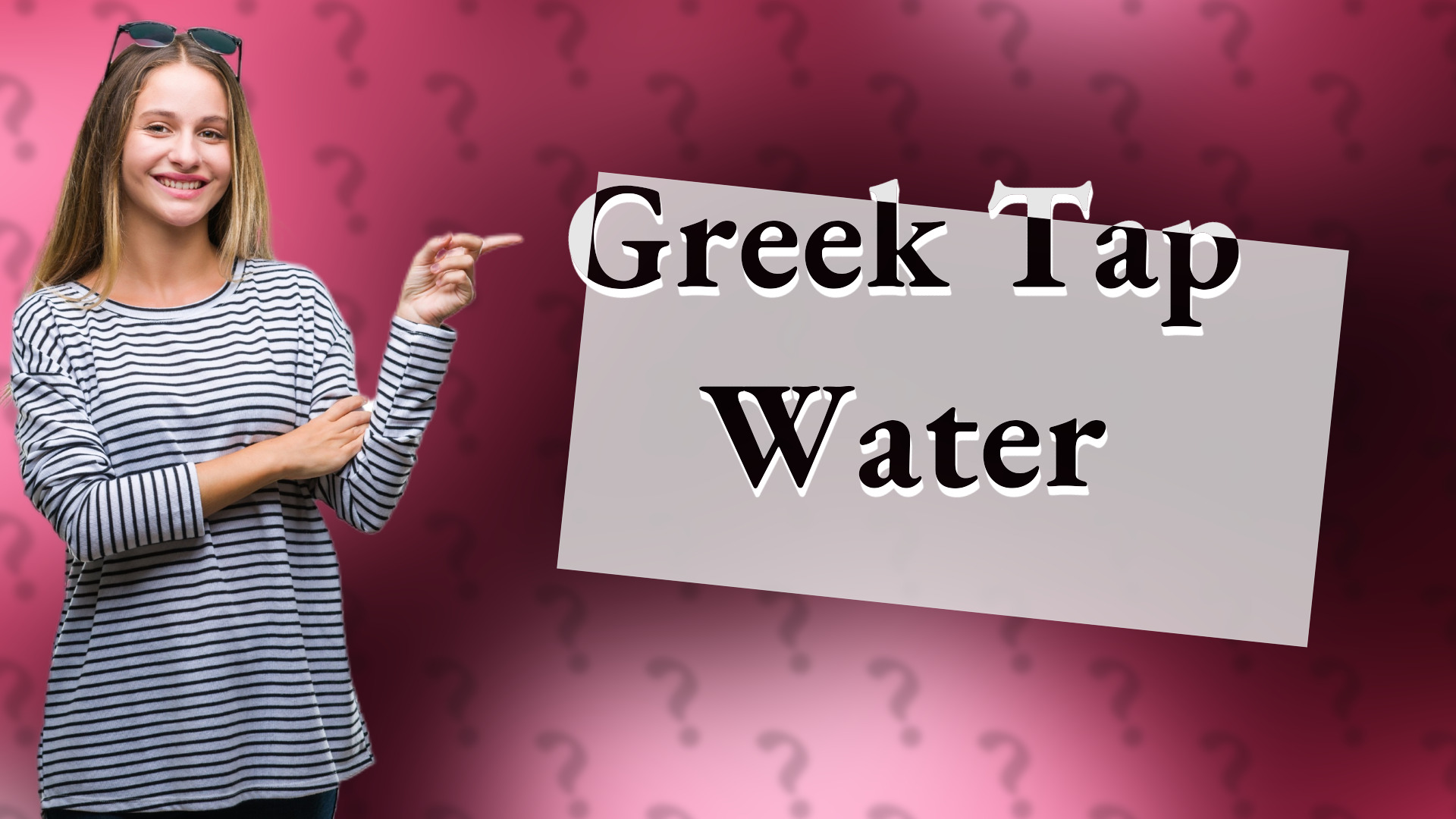 Greek Tap Water