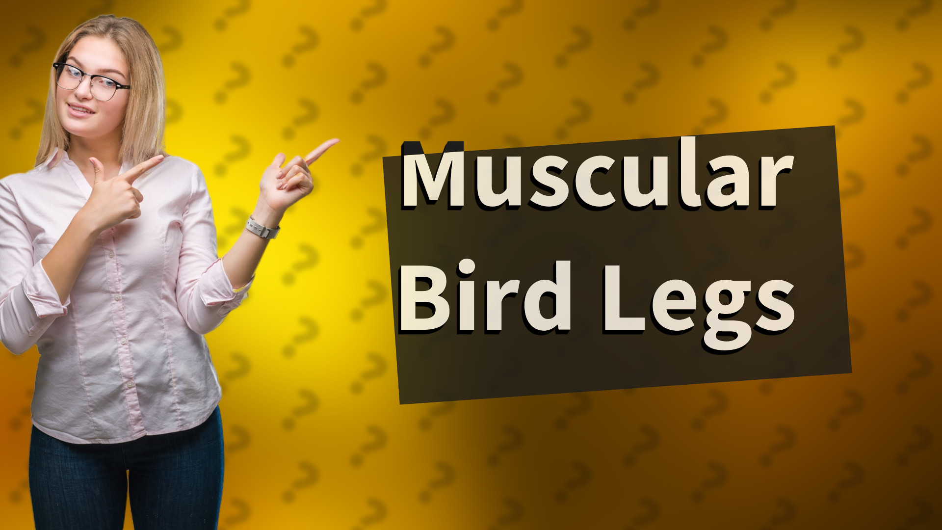 Muscular Bird Legs