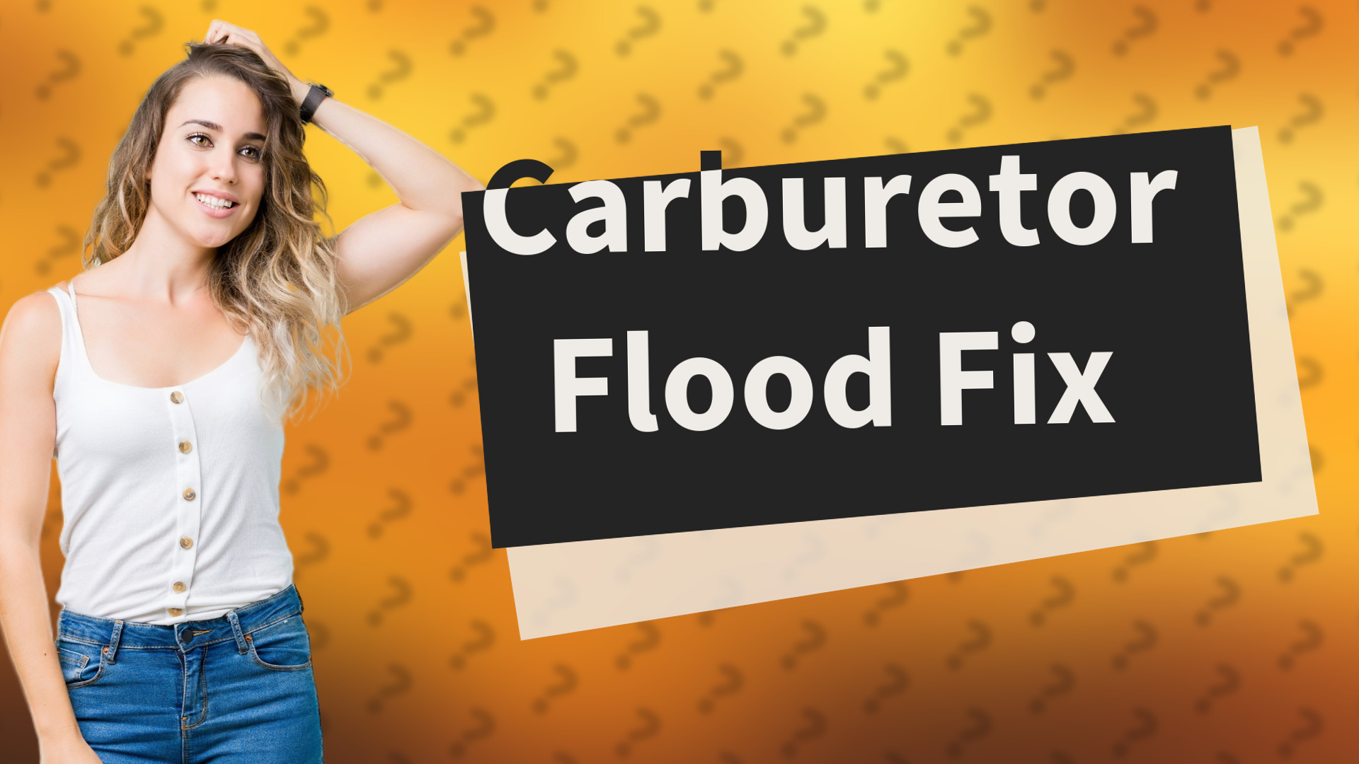 Carburetor Flood Fix