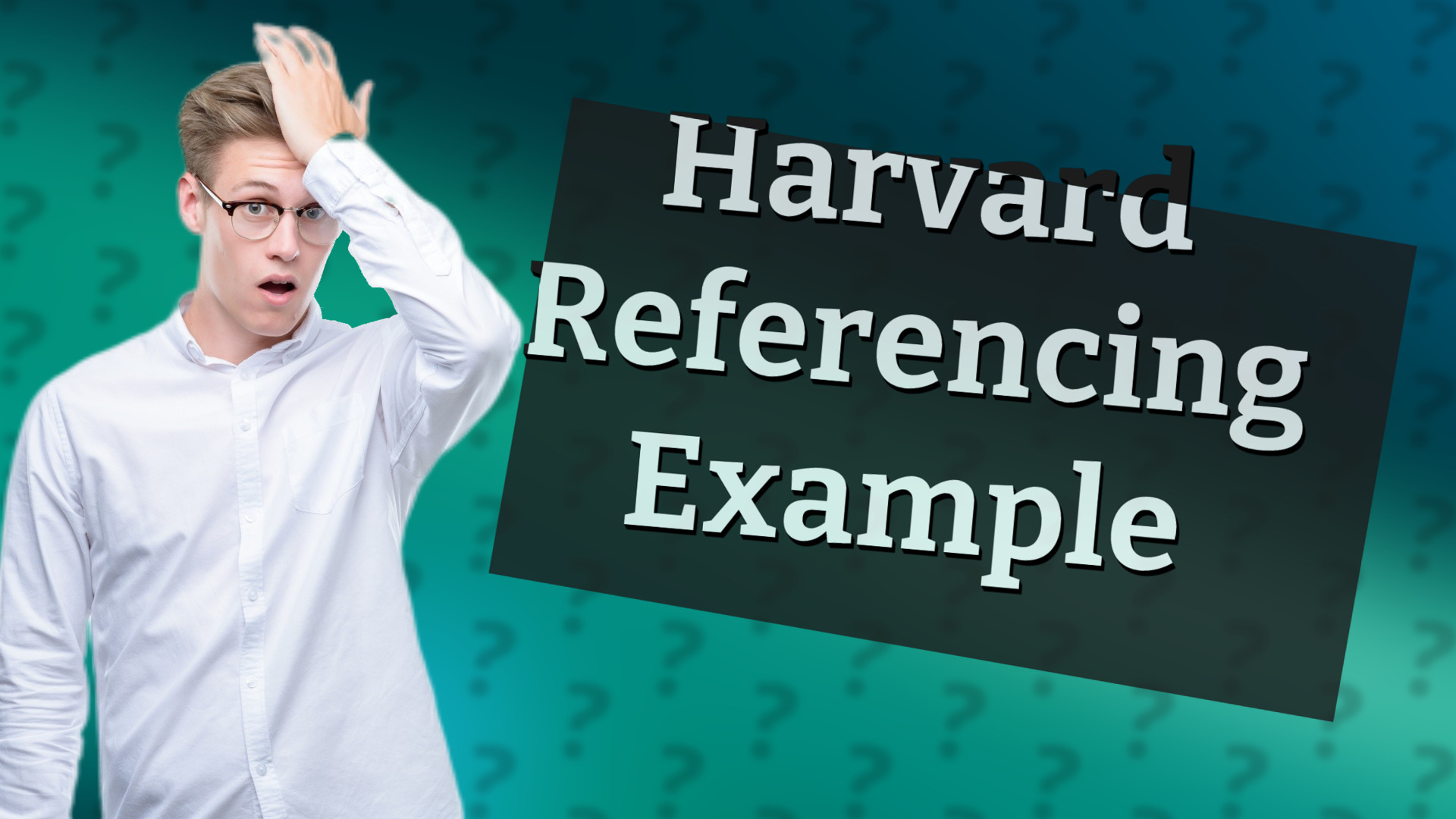 Harvard Referencing Example