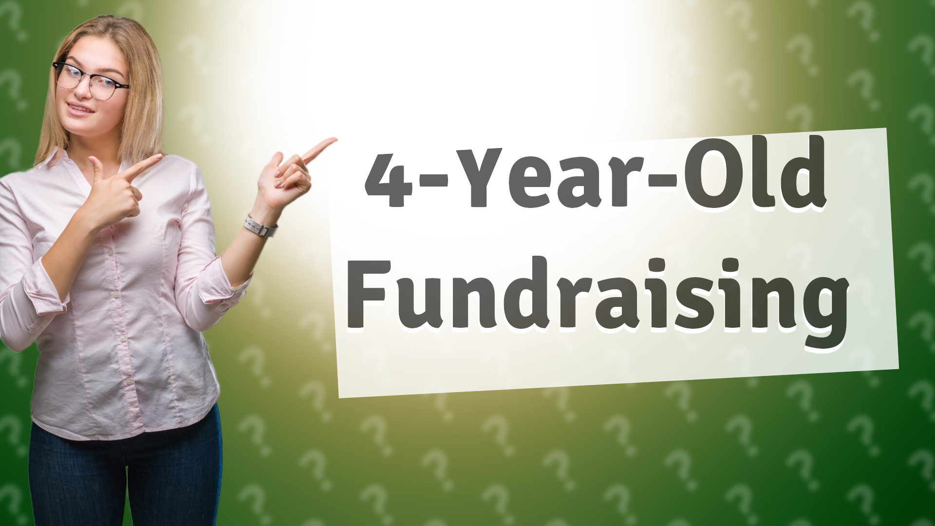 4-Year-Old Fundraising