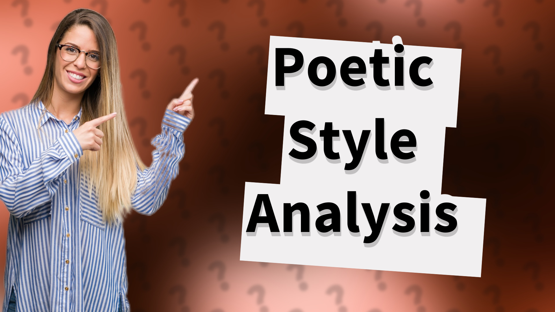 Poetic Style Analysis