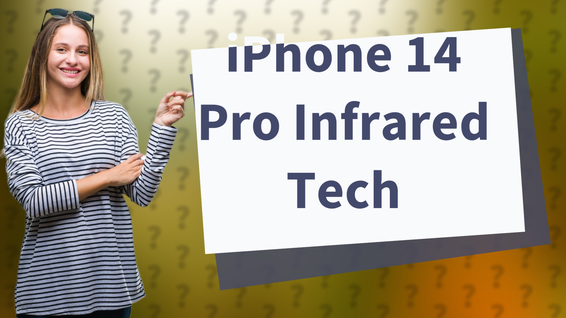 iPhone 14 Pro Infrared Tech