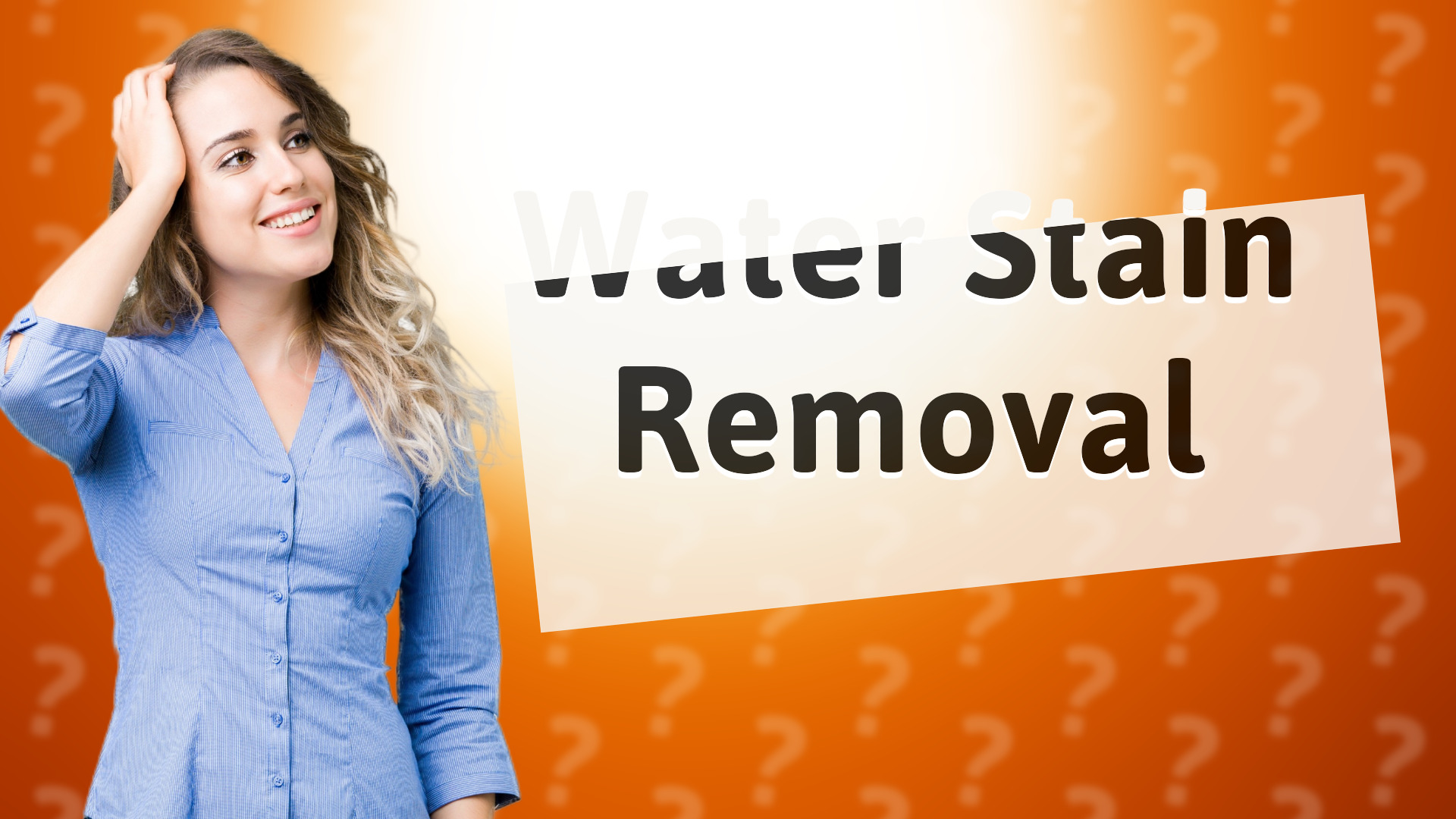 Water Stain Removal
