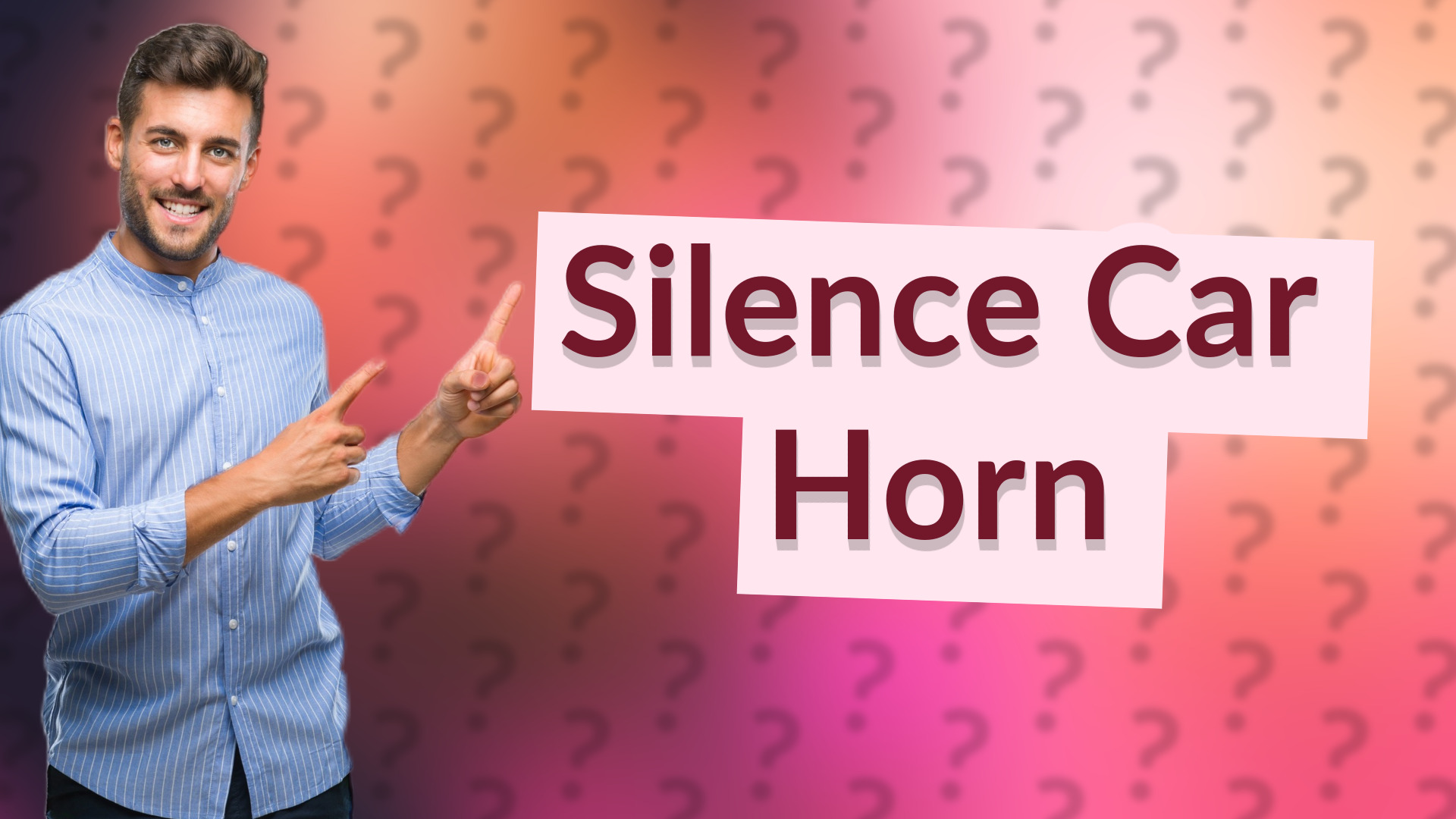 Silence Car Horn