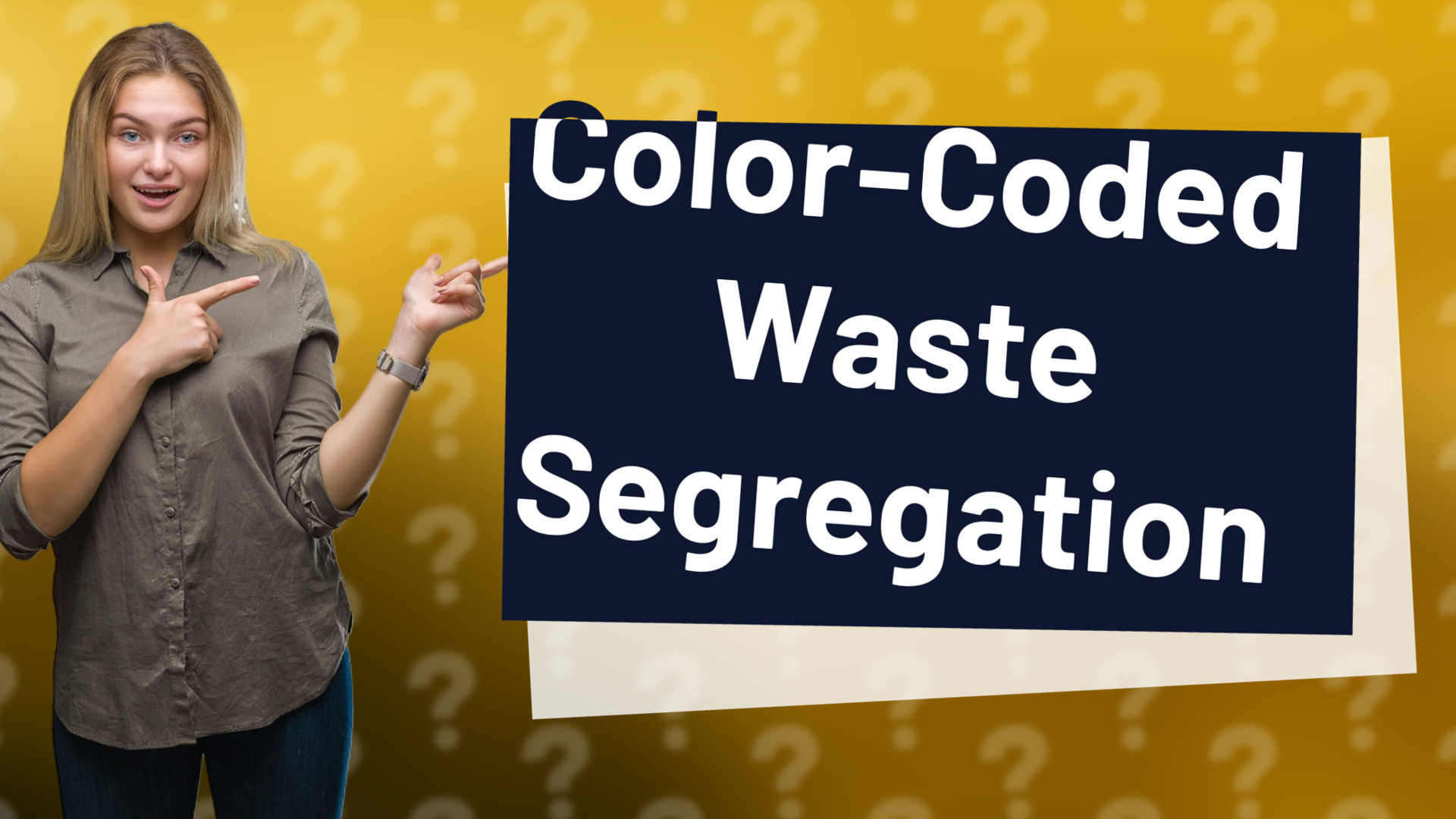 Color-Coded Waste Segregation
