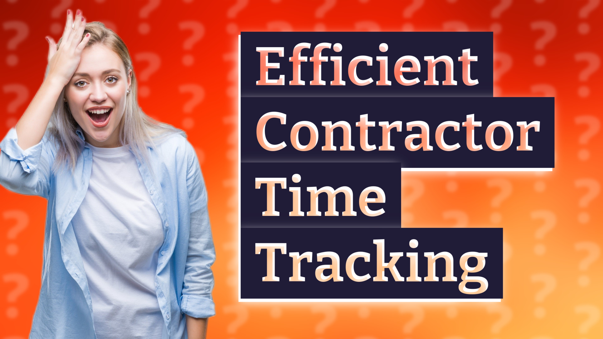 Efficient Contractor Time Tracking