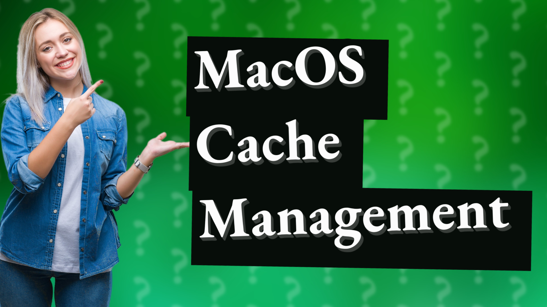 MacOS Cache Management