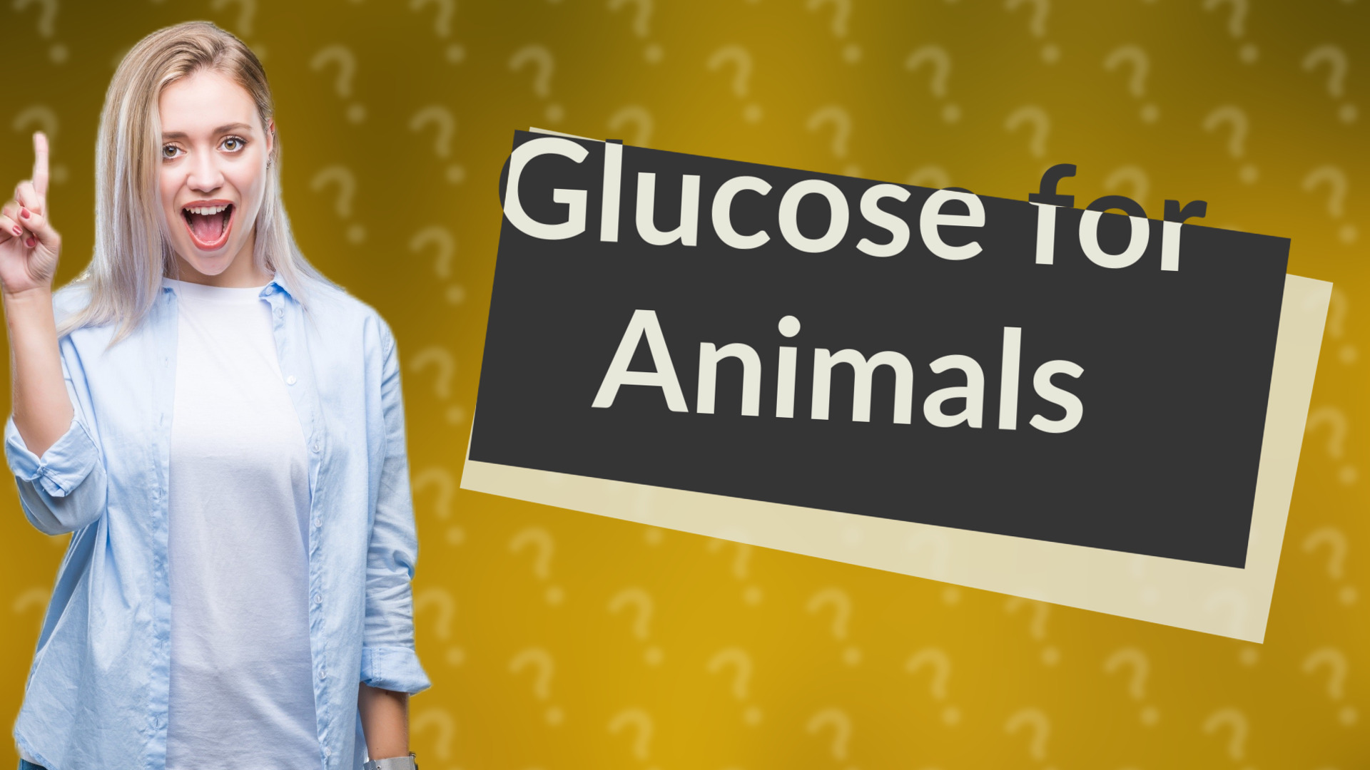 Glucose for Animals