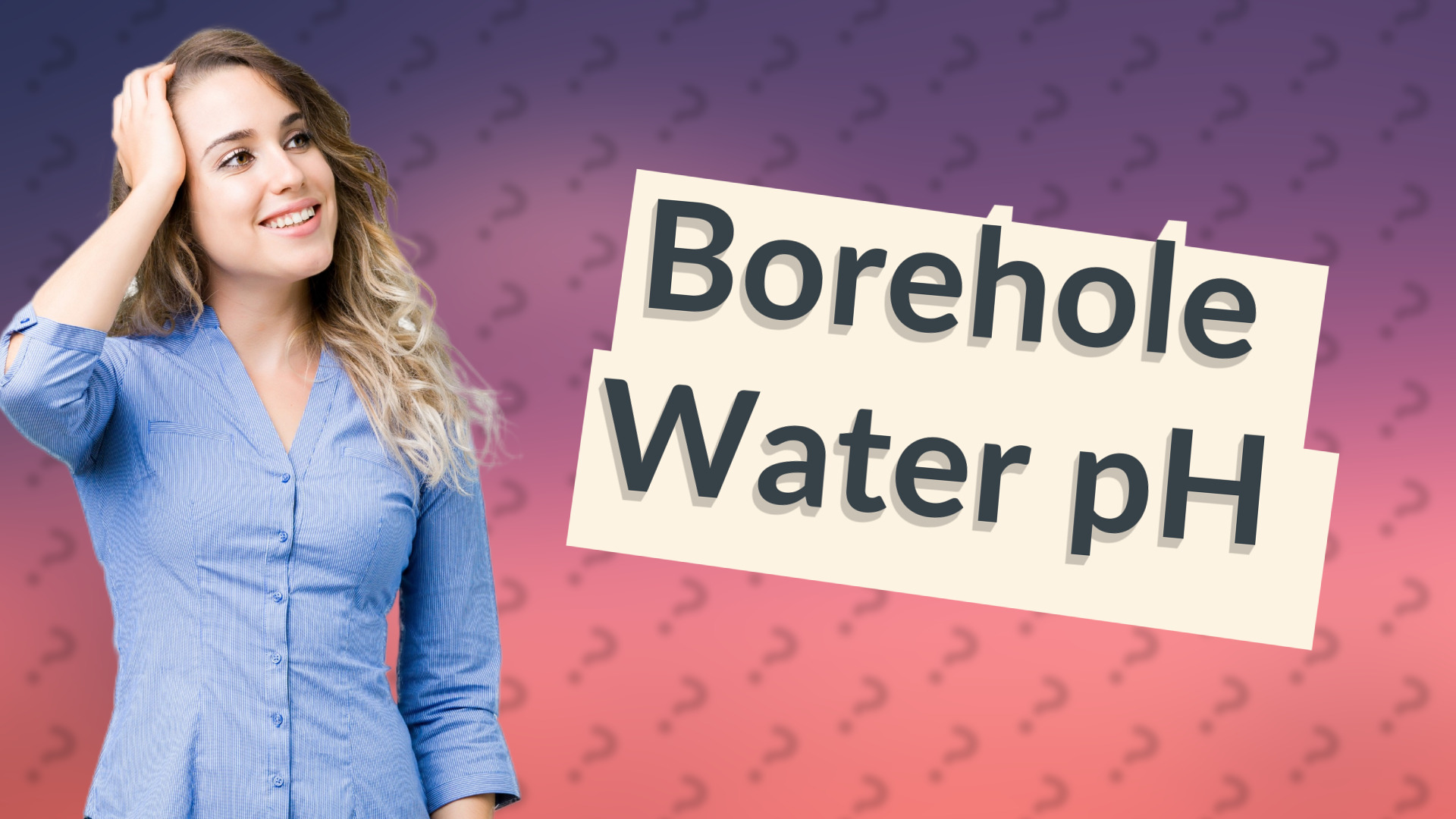 Borehole Water pH