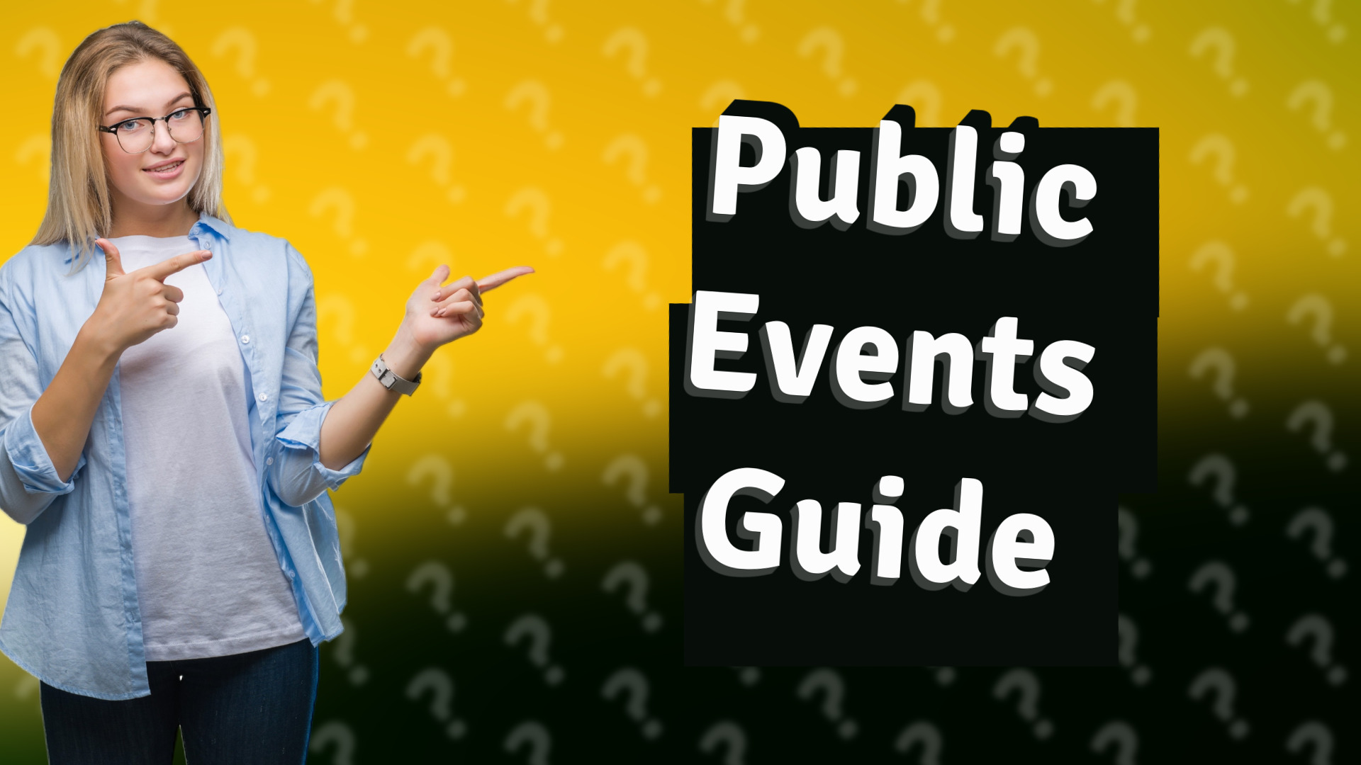 Public Events Guide