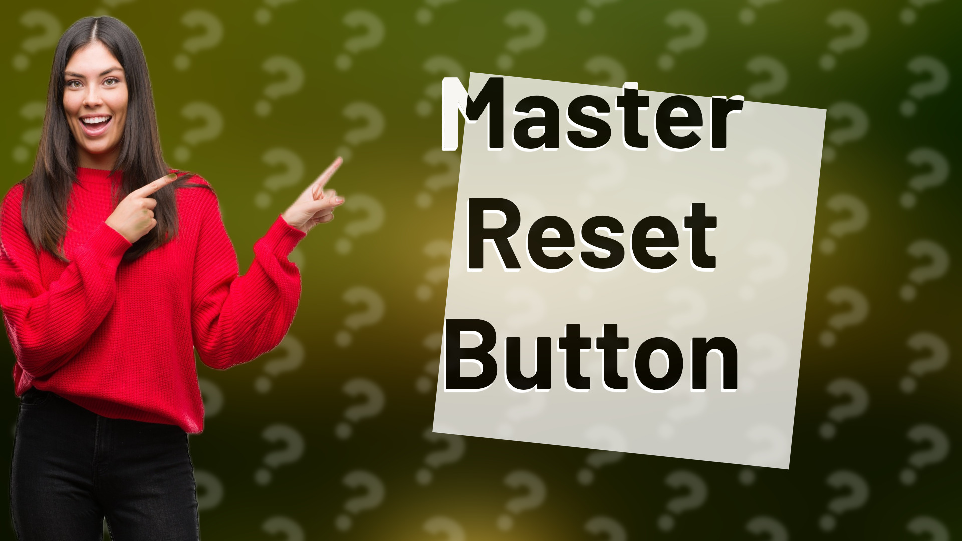 Master Reset Button