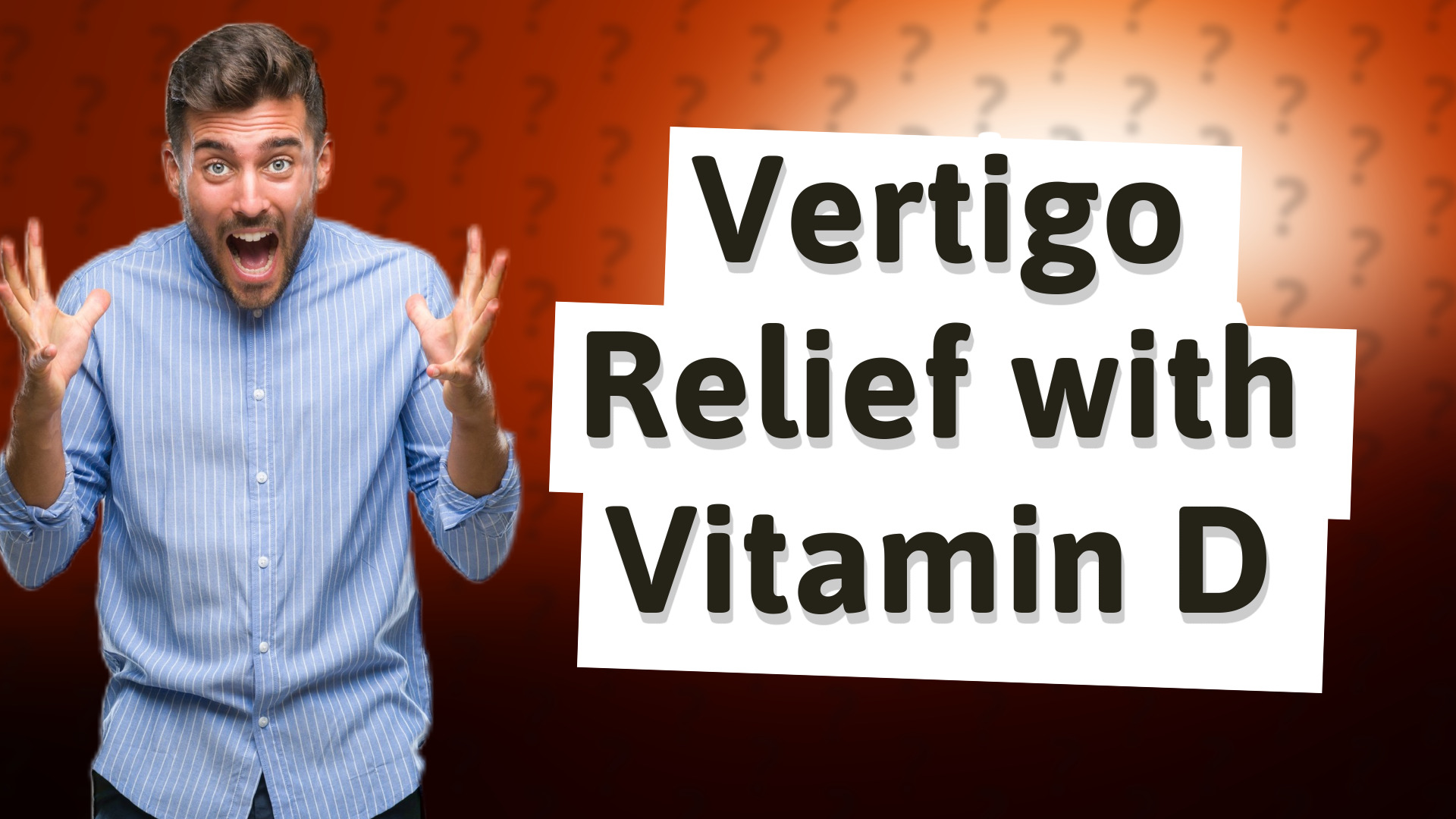 Vertigo Relief with Vitamin D