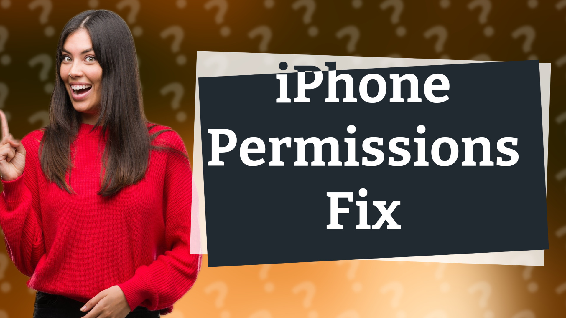 iPhone Permissions Fix