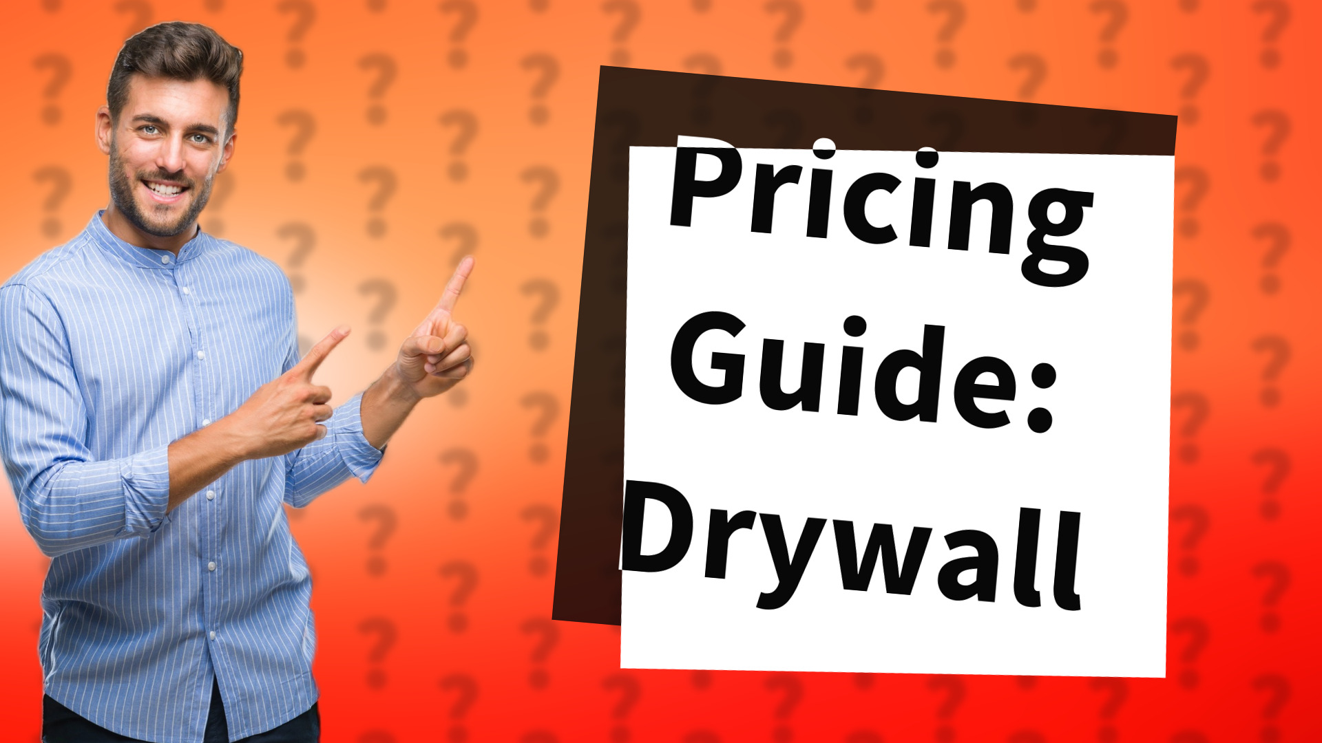 Pricing Guide: Drywall