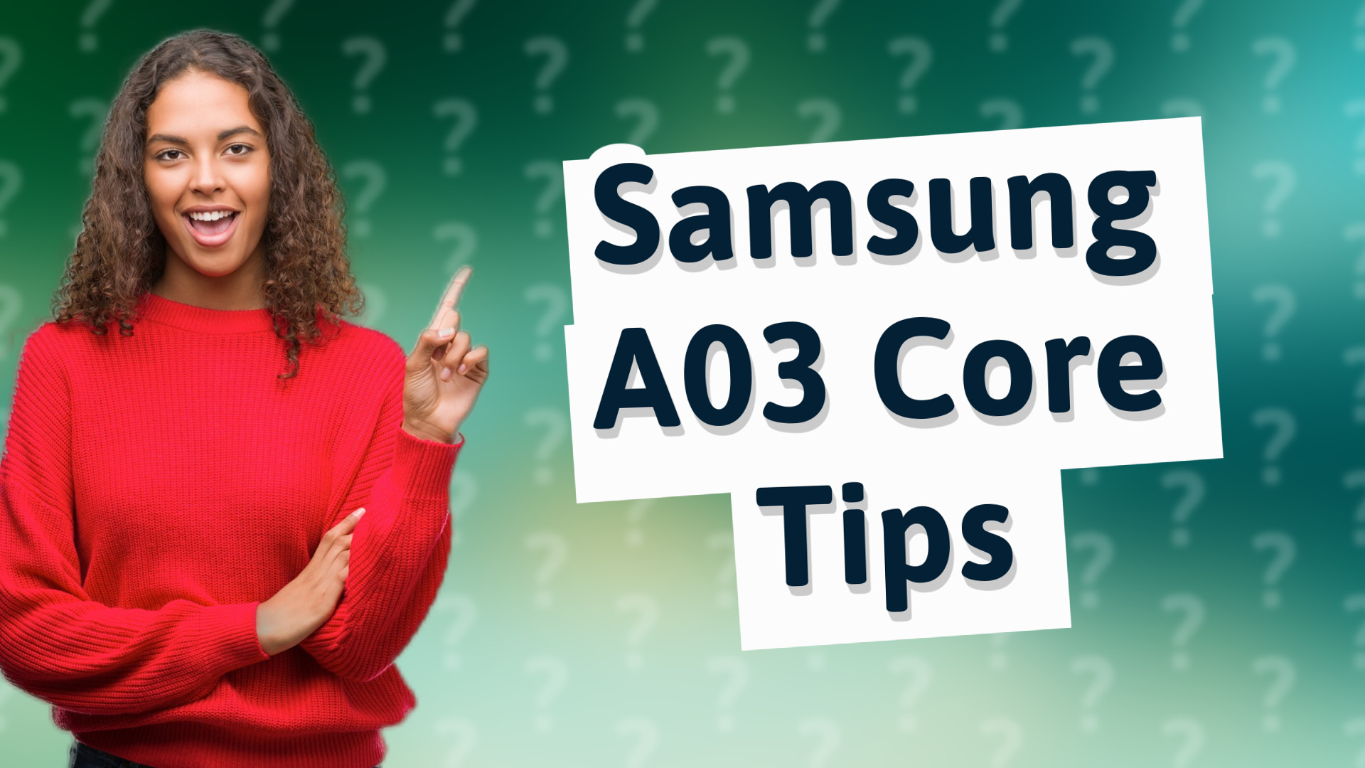 Samsung A03 Core Tips