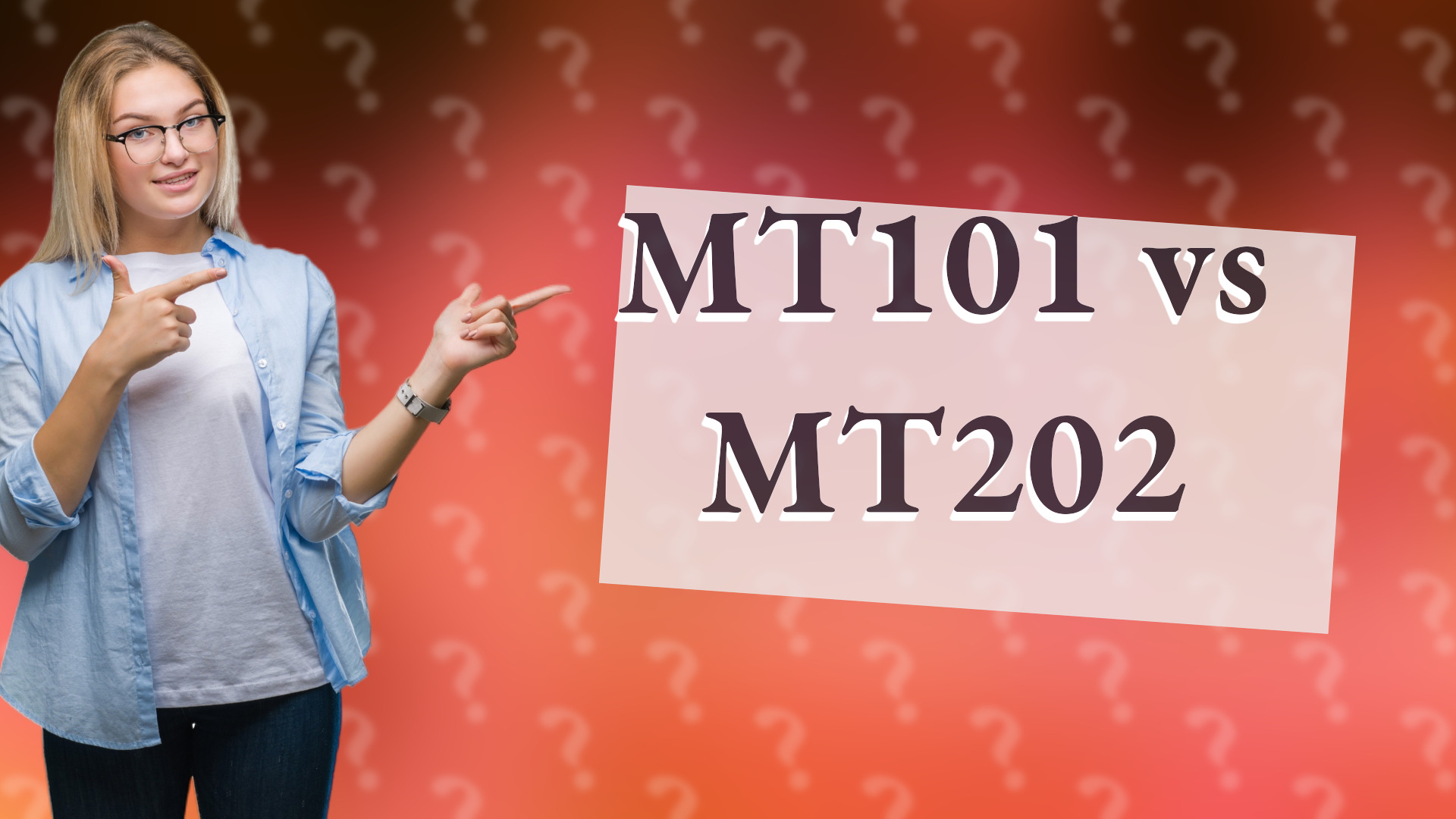 MT101 vs MT202
