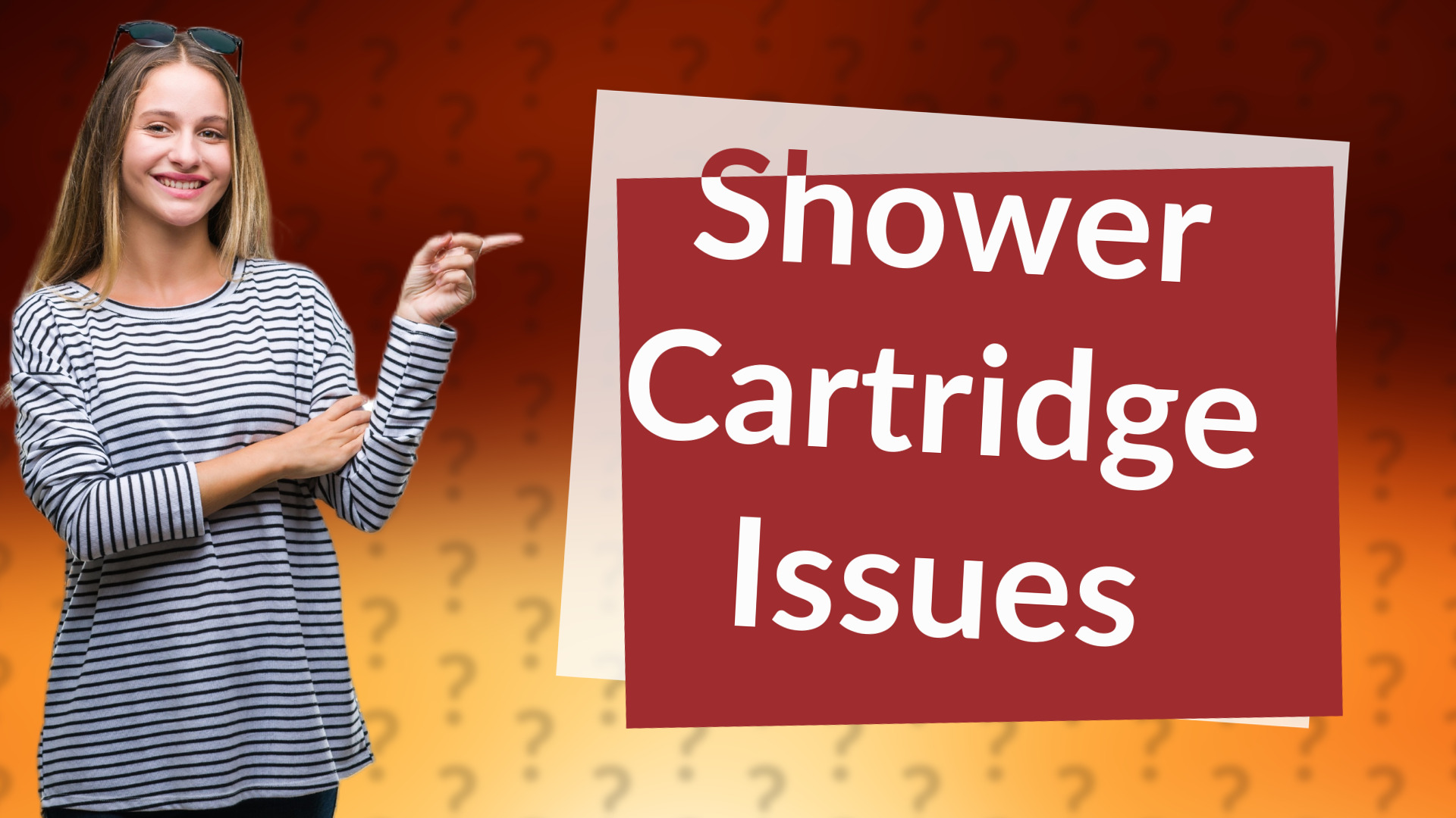 Shower Cartridge Issues