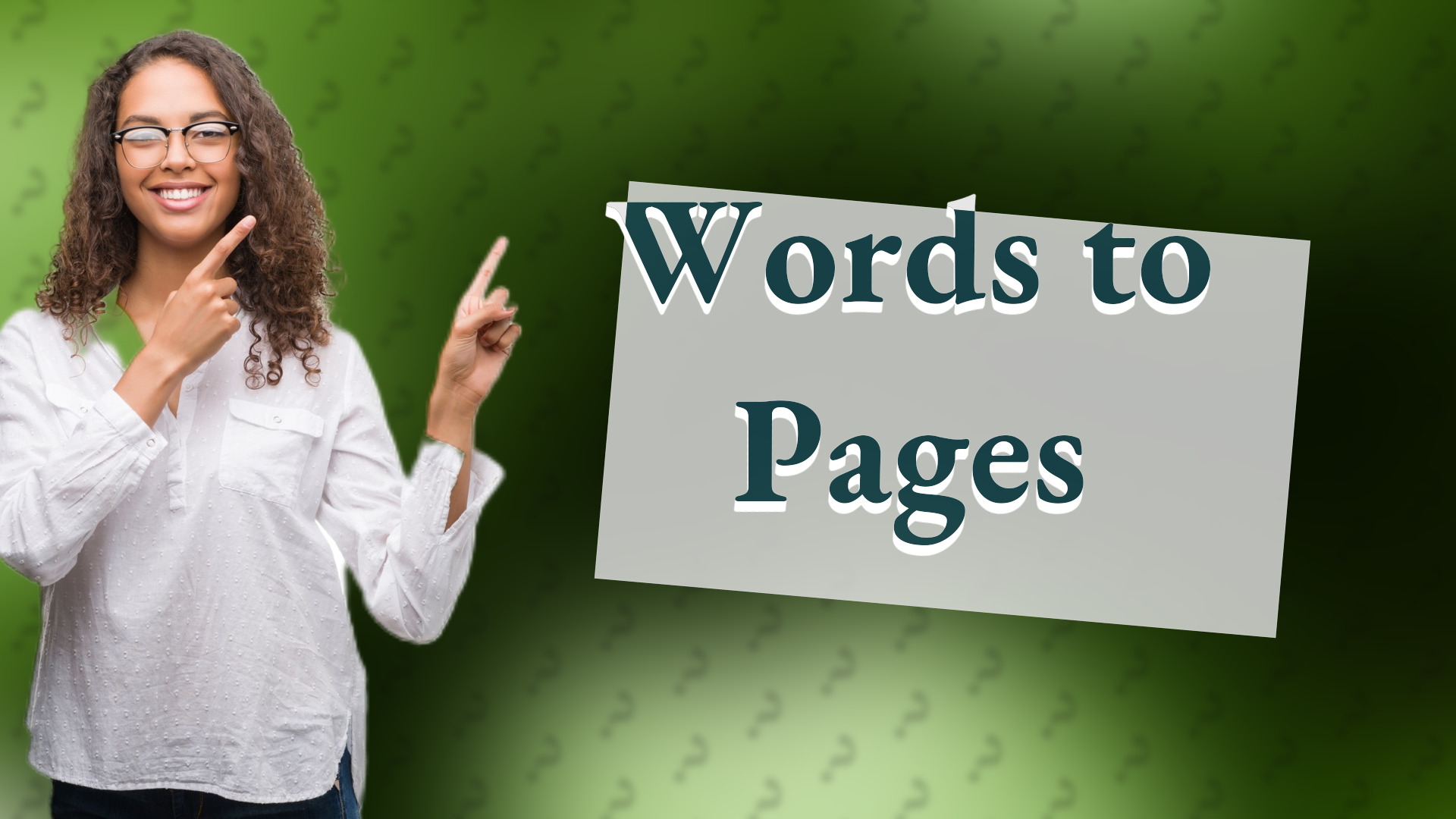 Words to Pages