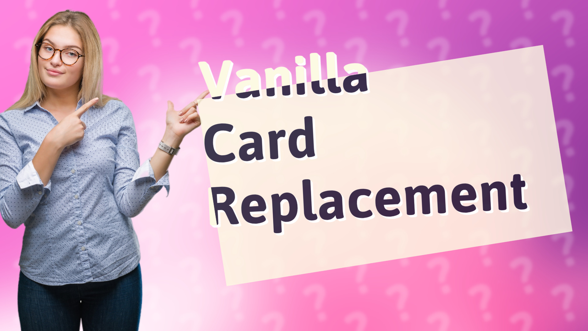 Vanilla Card Replacement