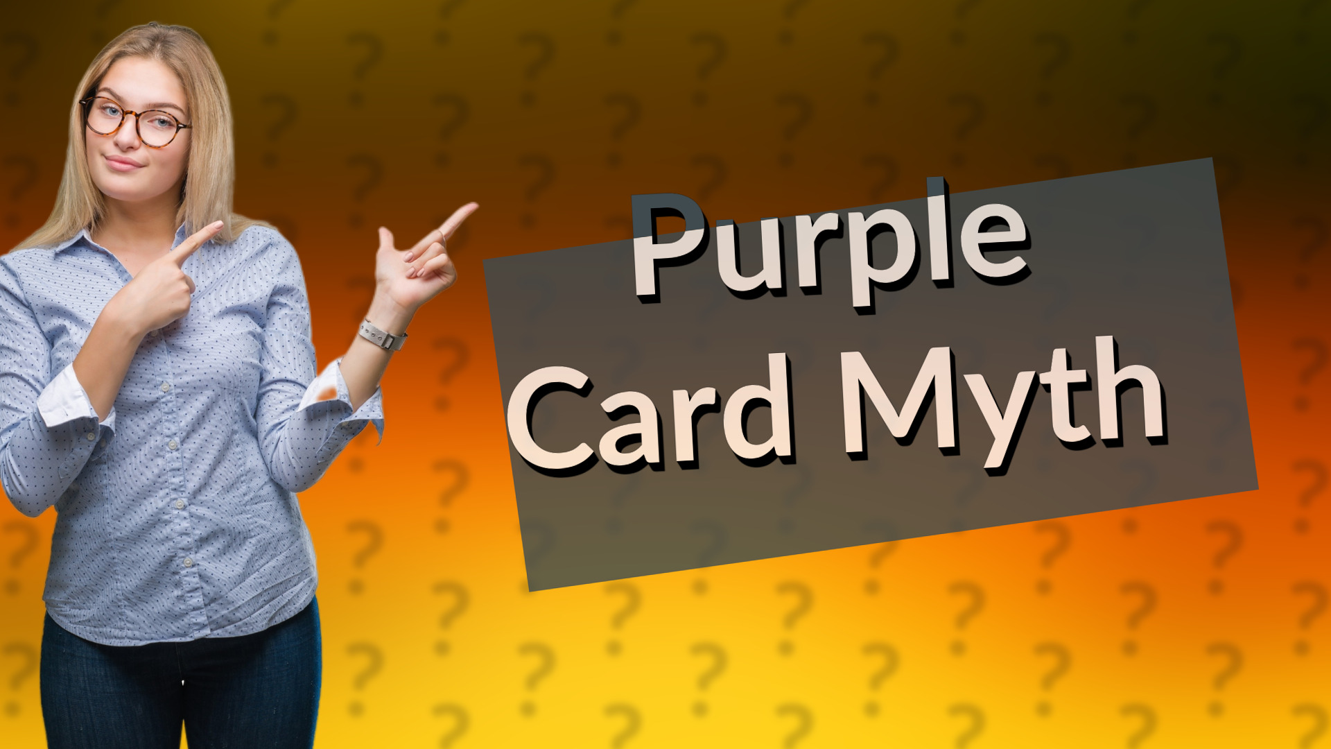 Purple Card Myth