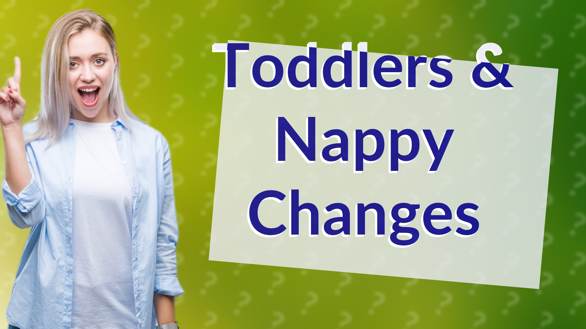 Toddlers & Nappy Changes
