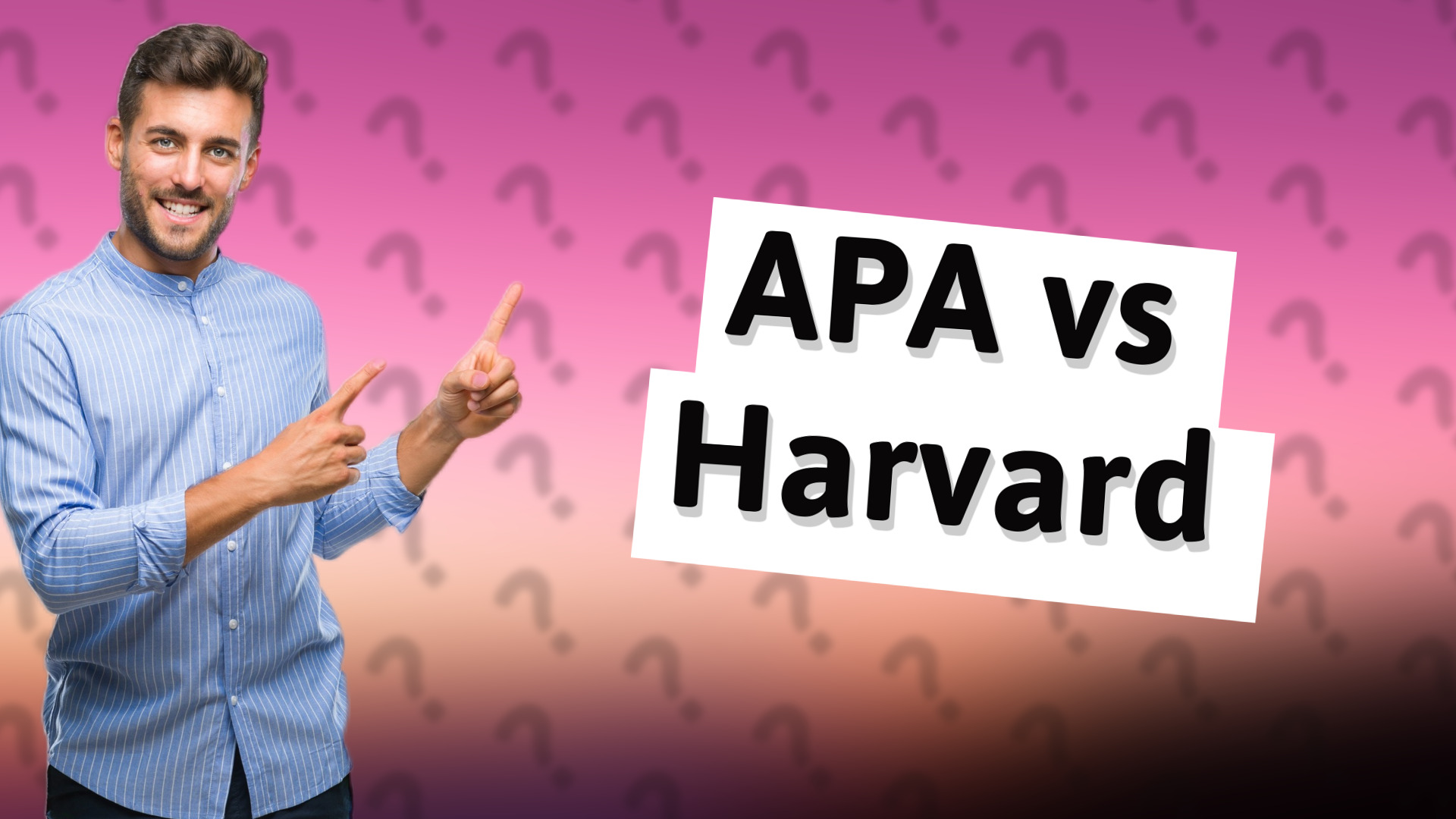 APA vs Harvard