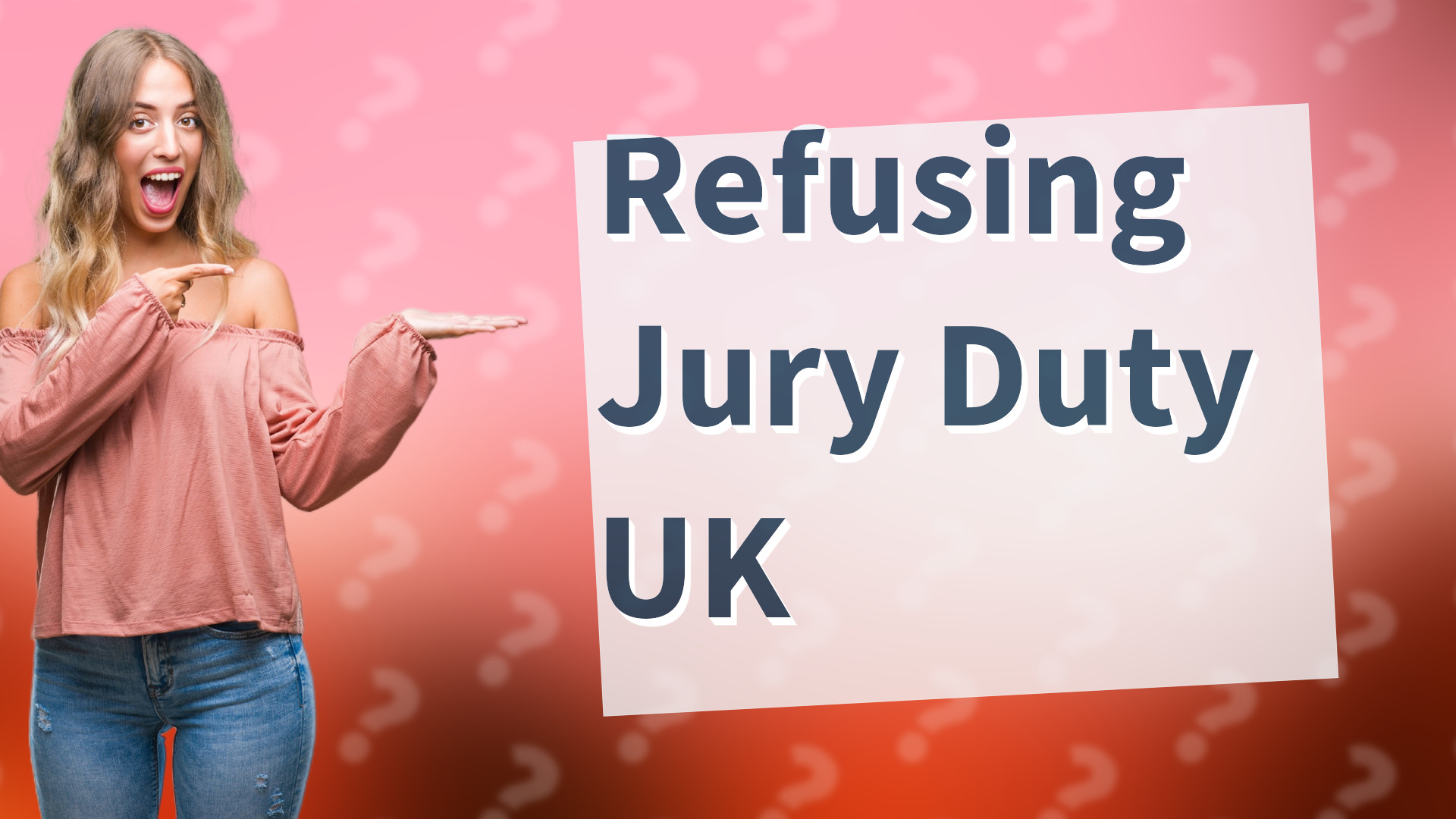 Refusing Jury Duty UK