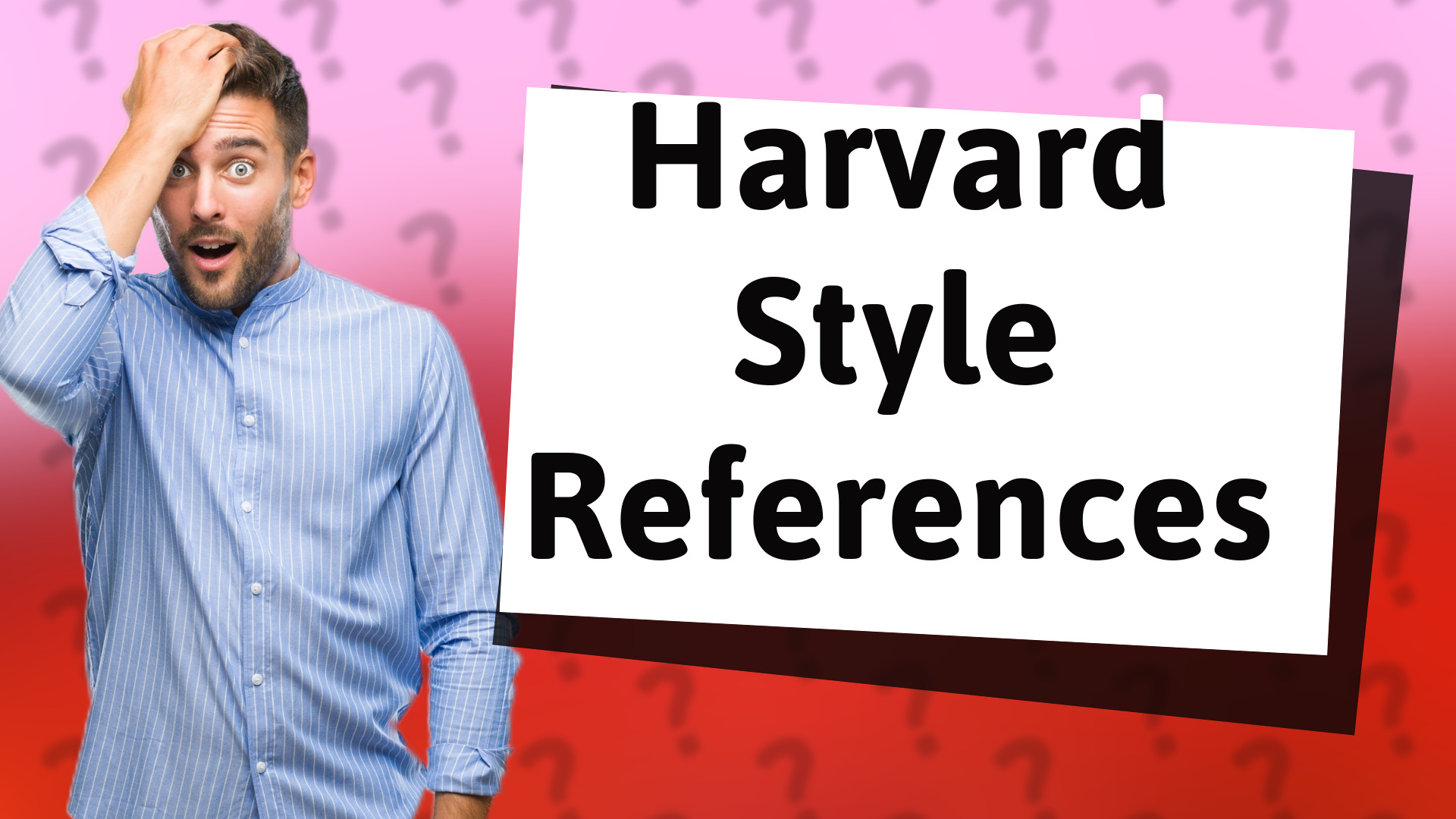 Harvard Style References