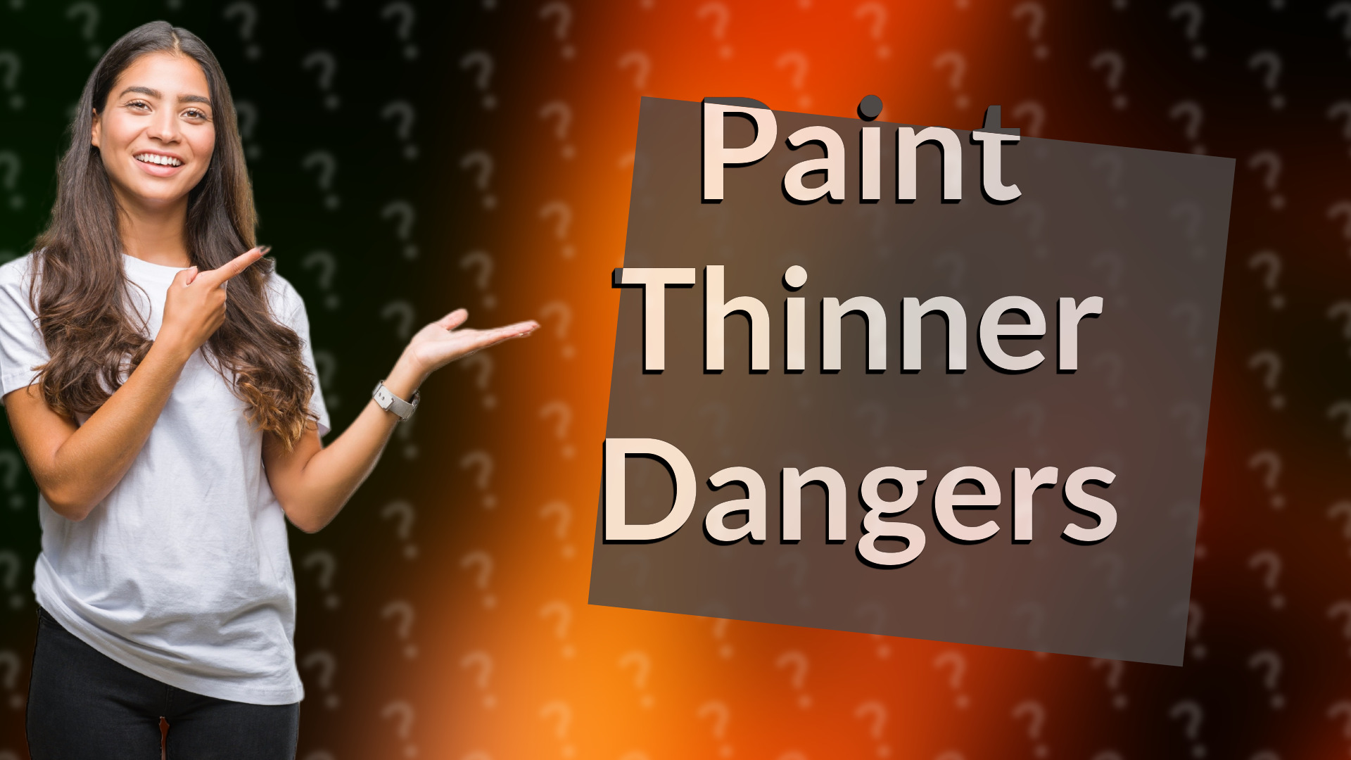 Paint Thinner Dangers