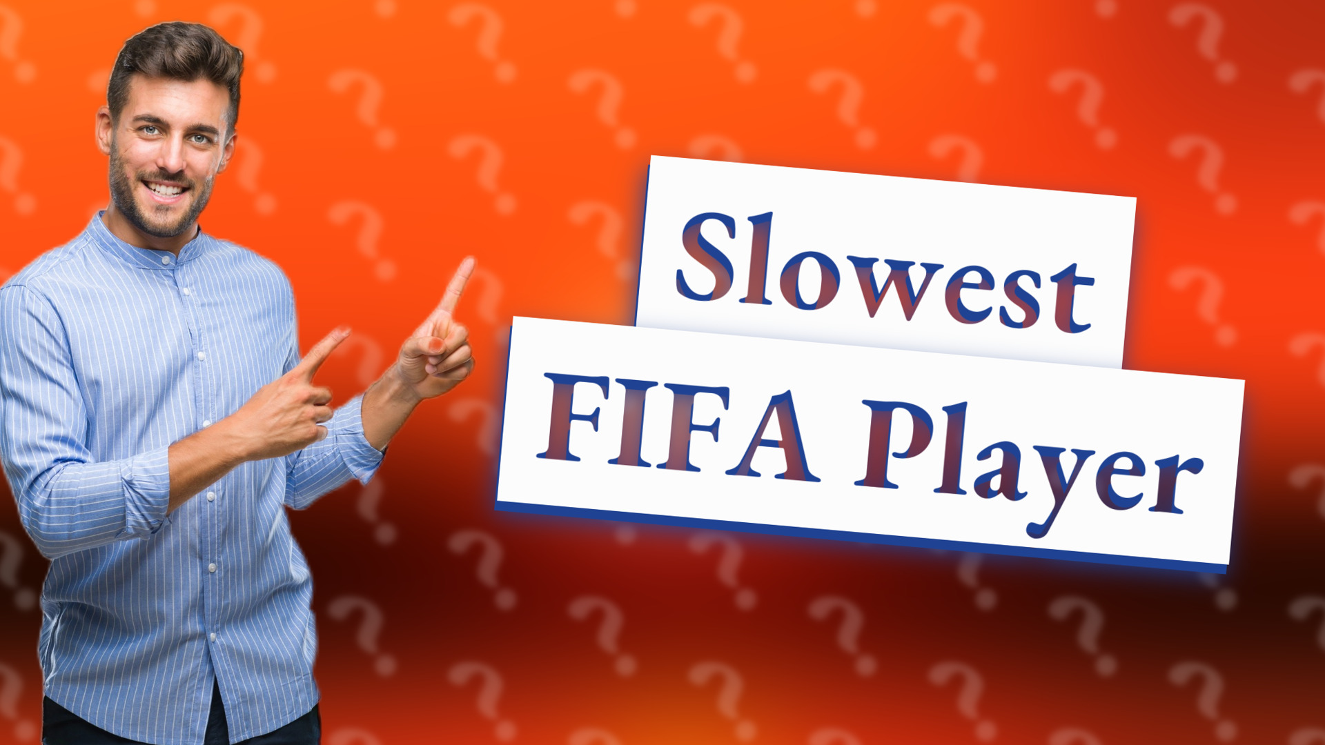 Slowest FIFA Player