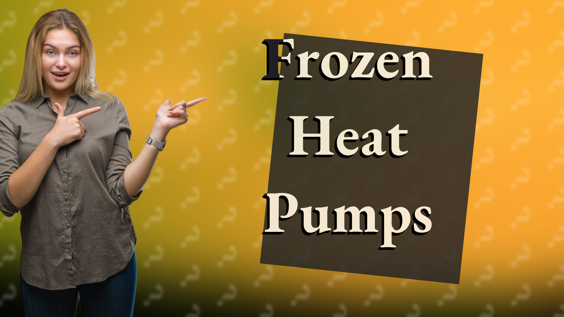 Frozen Heat Pumps
