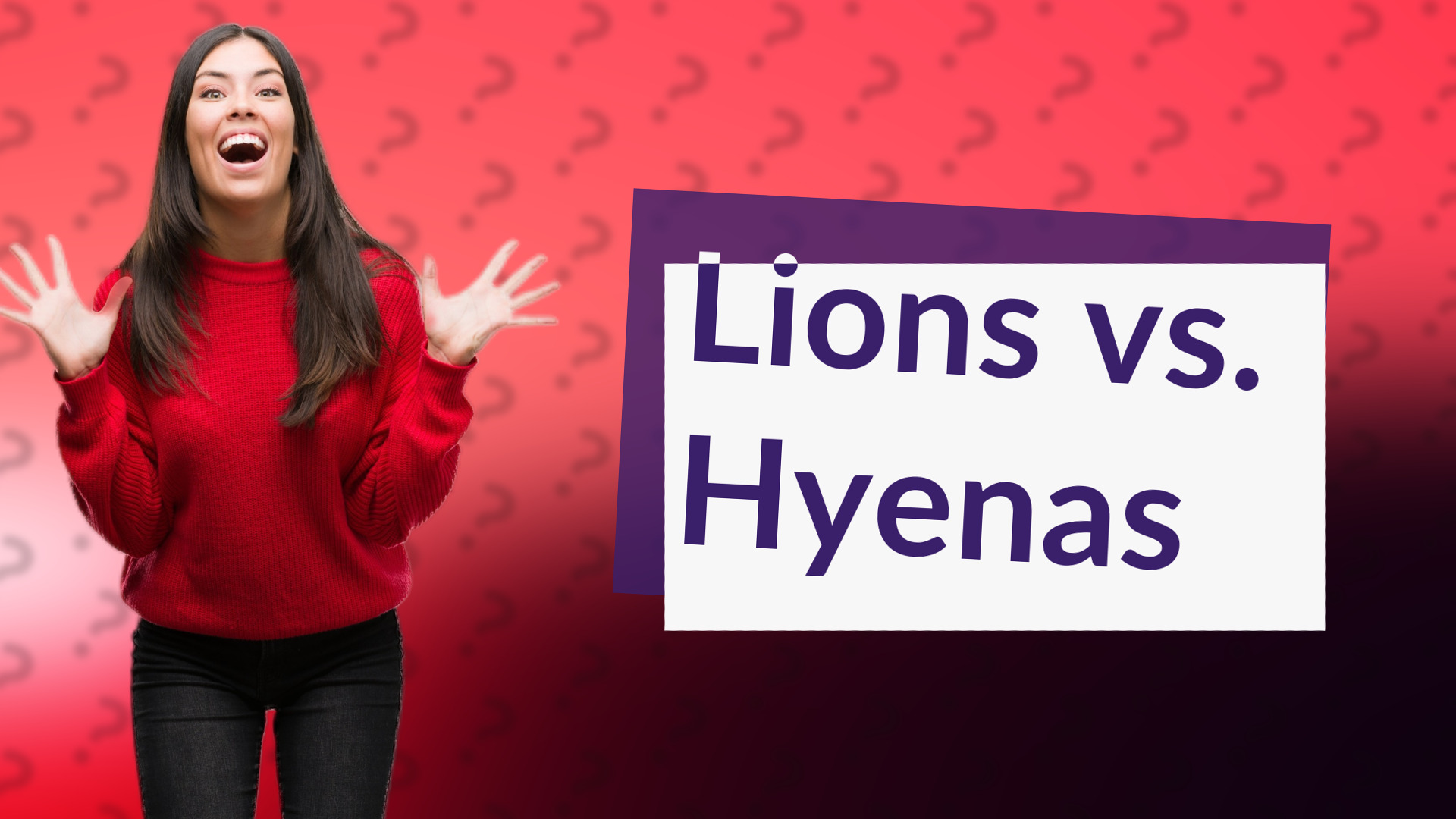 Lions vs. Hyenas