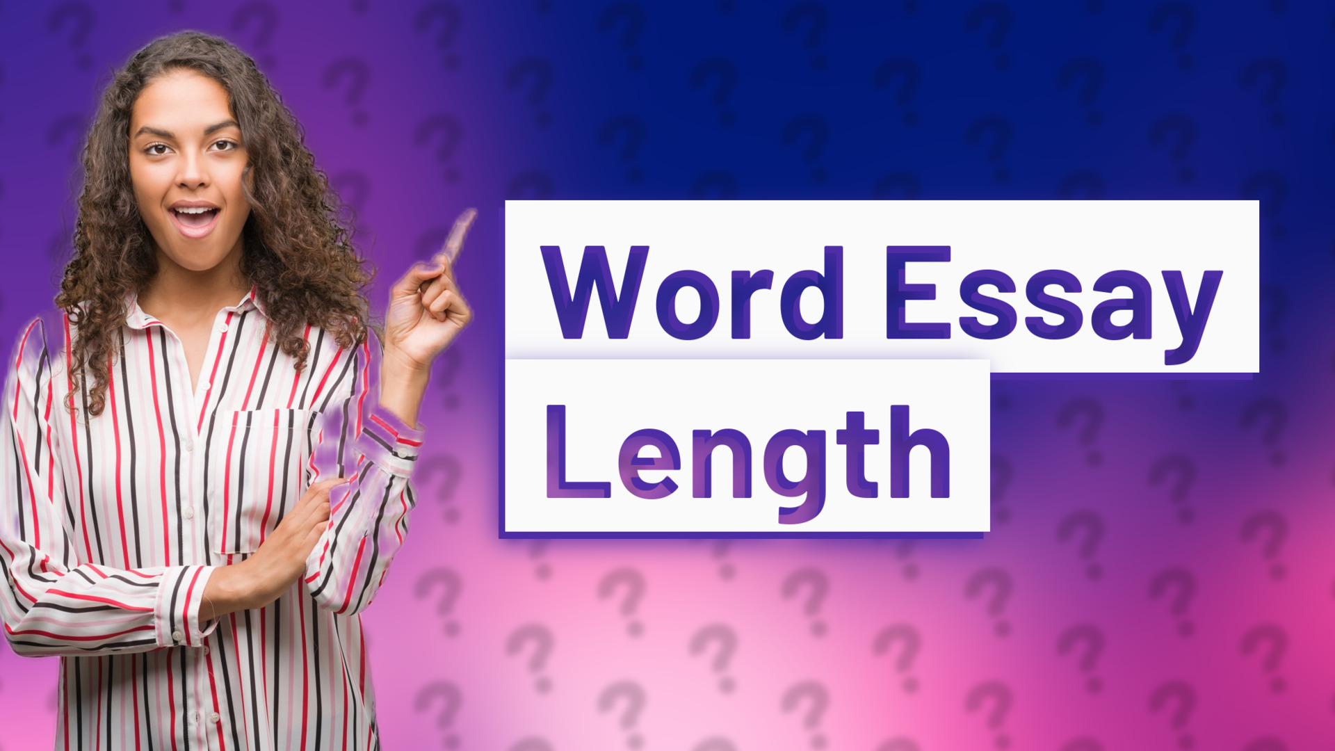 Word Essay Length