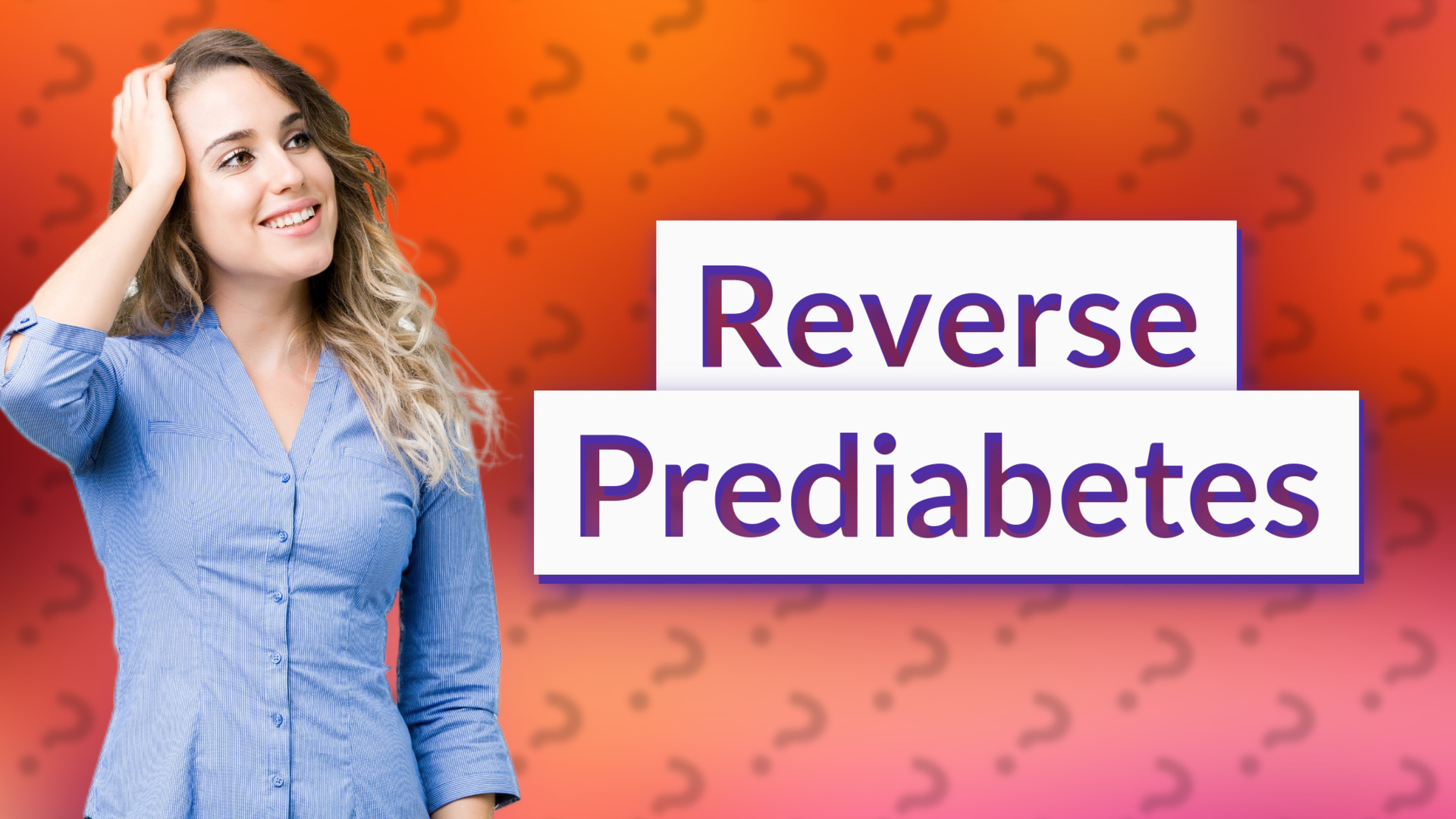 Reverse Prediabetes