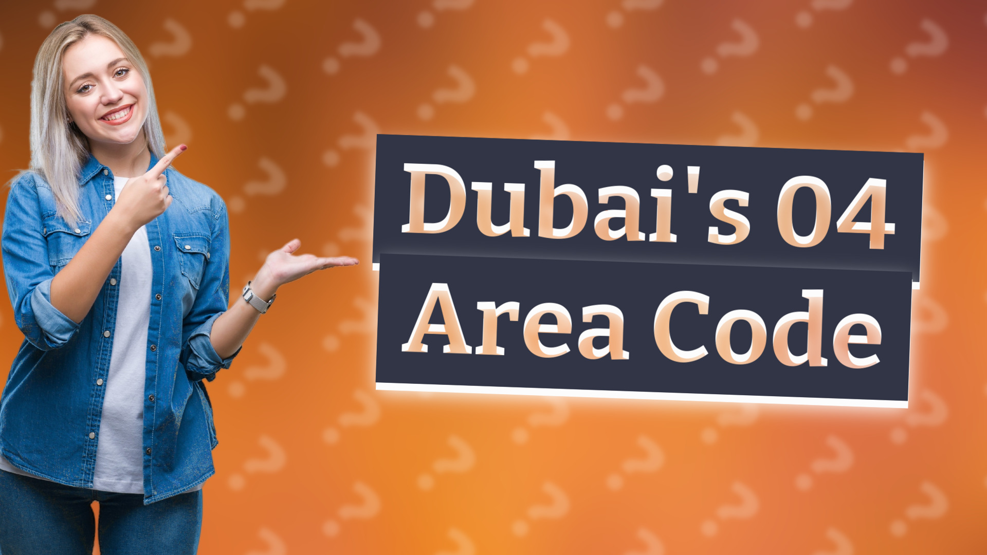 Dubai's 04 Area Code