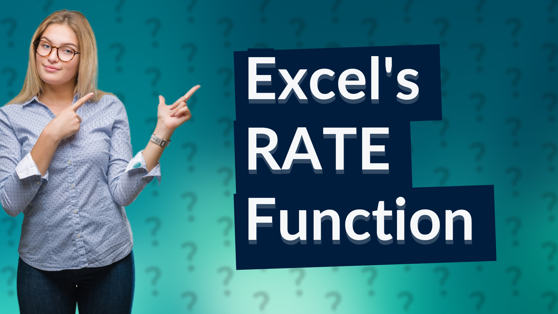Excel's RATE Function