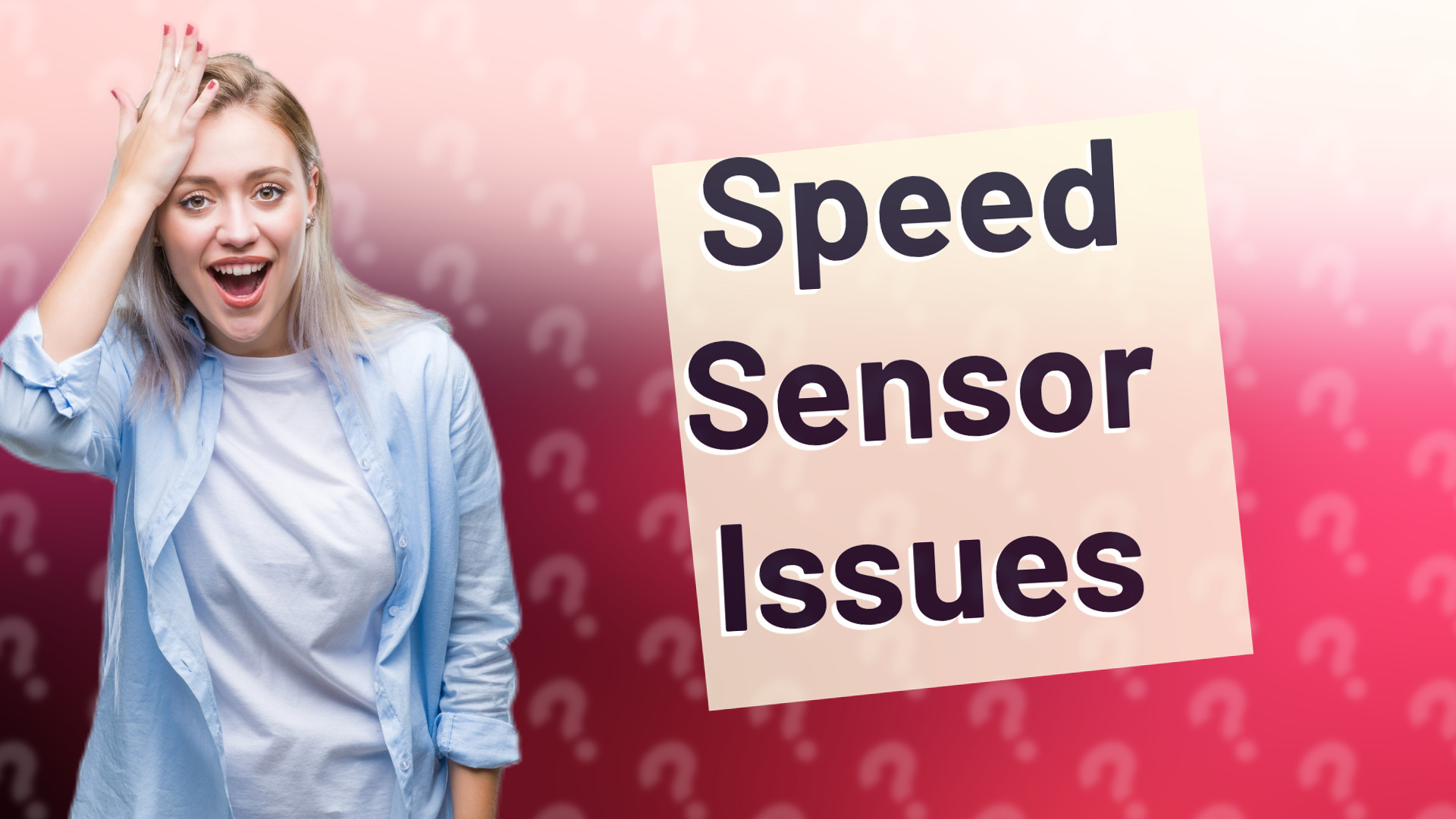 Speed Sensor Issues