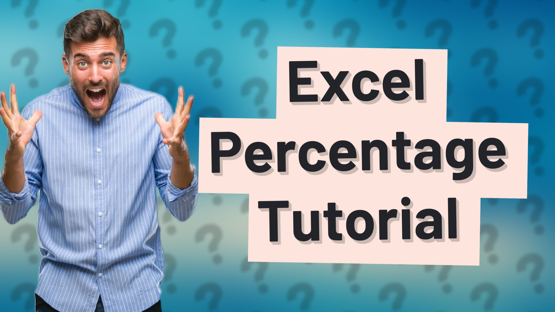 Excel Percentage Tutorial