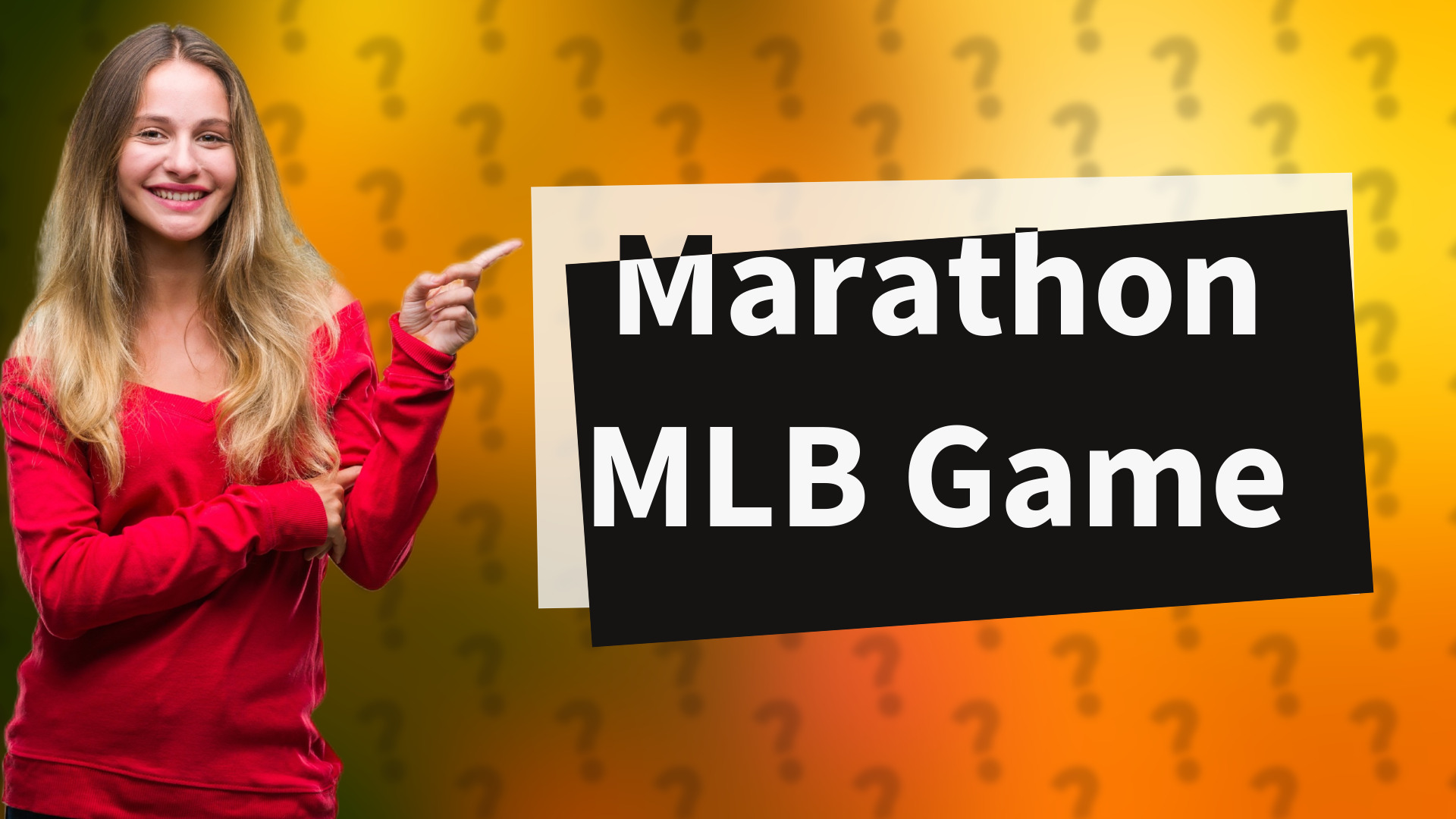 Marathon MLB Game