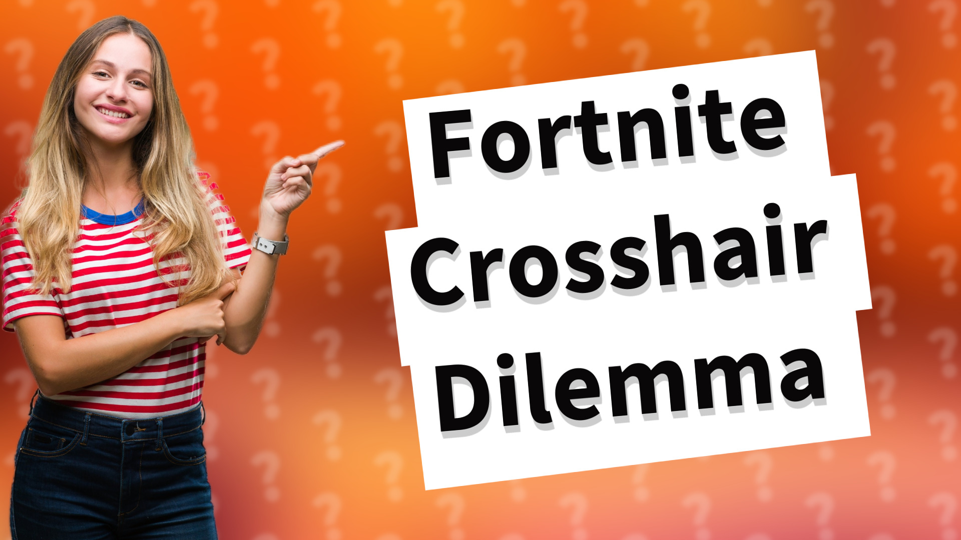 Fortnite Crosshair Dilemma