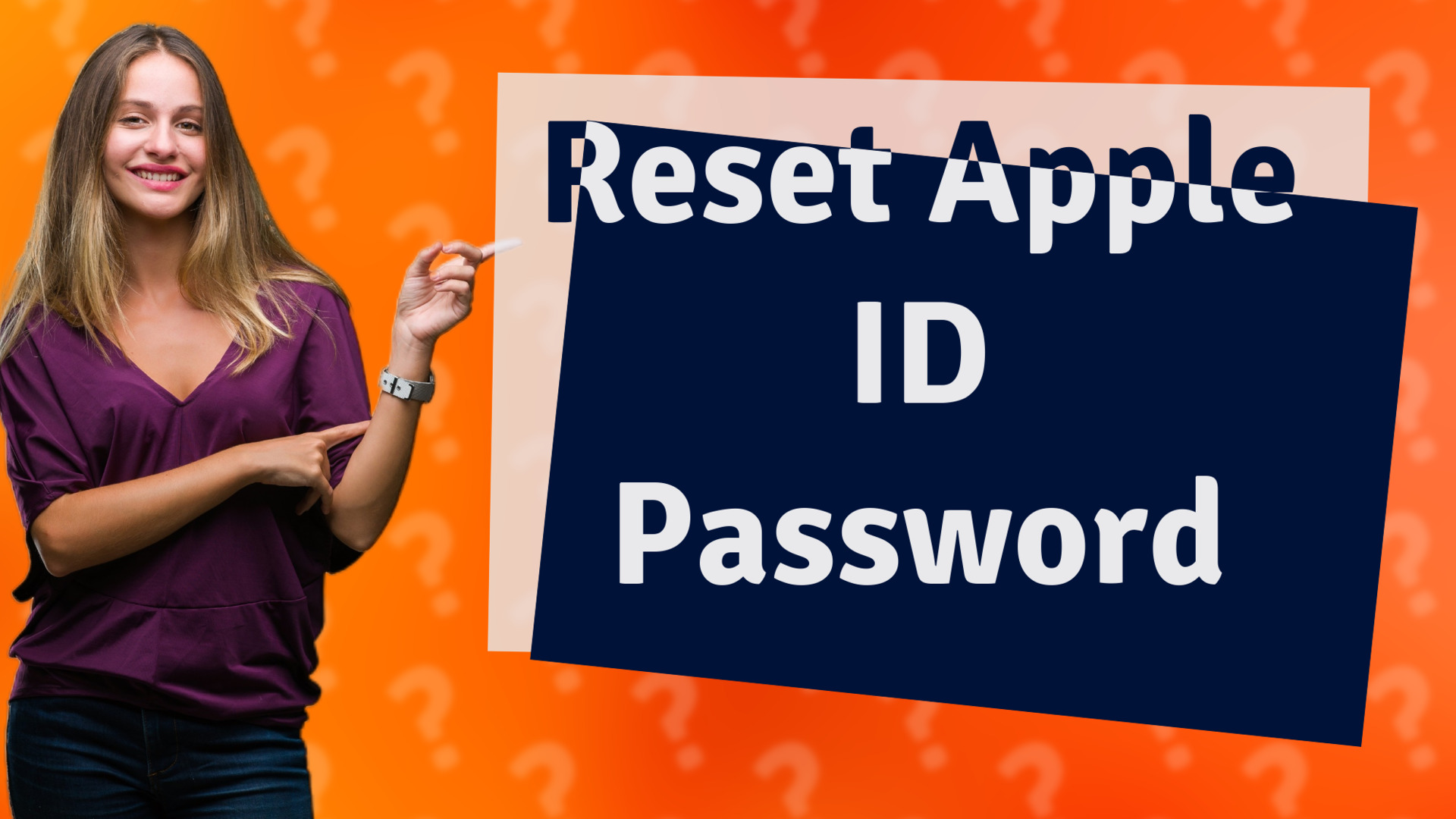 Reset Apple ID Password