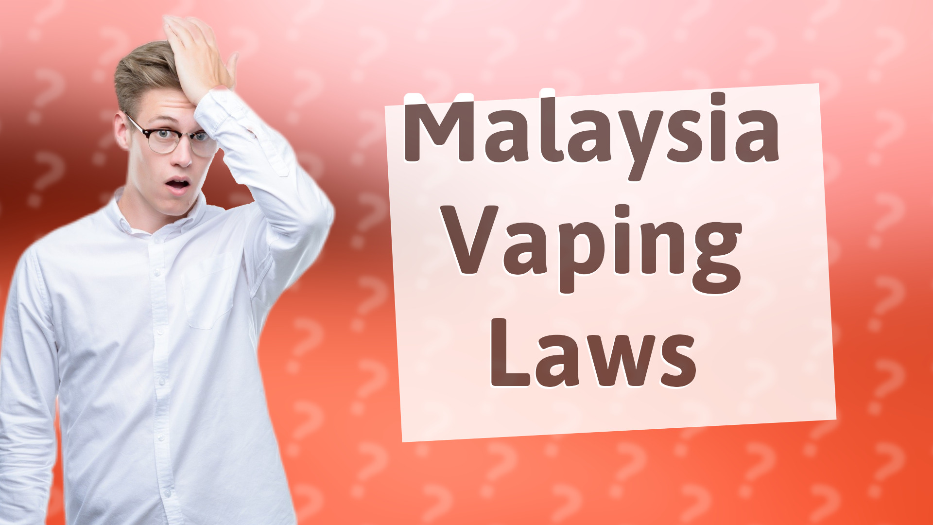 Malaysia Vaping Laws