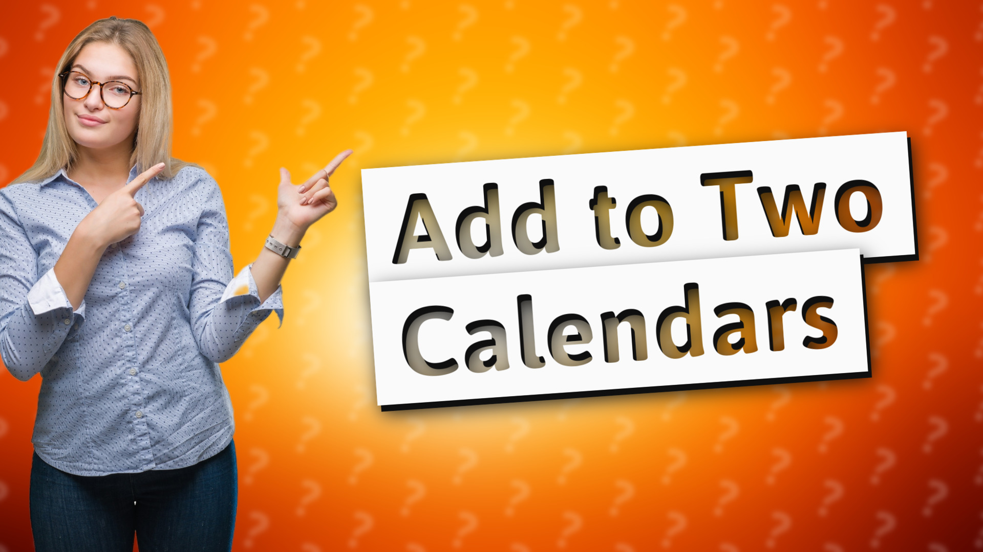 Add to Two Calendars