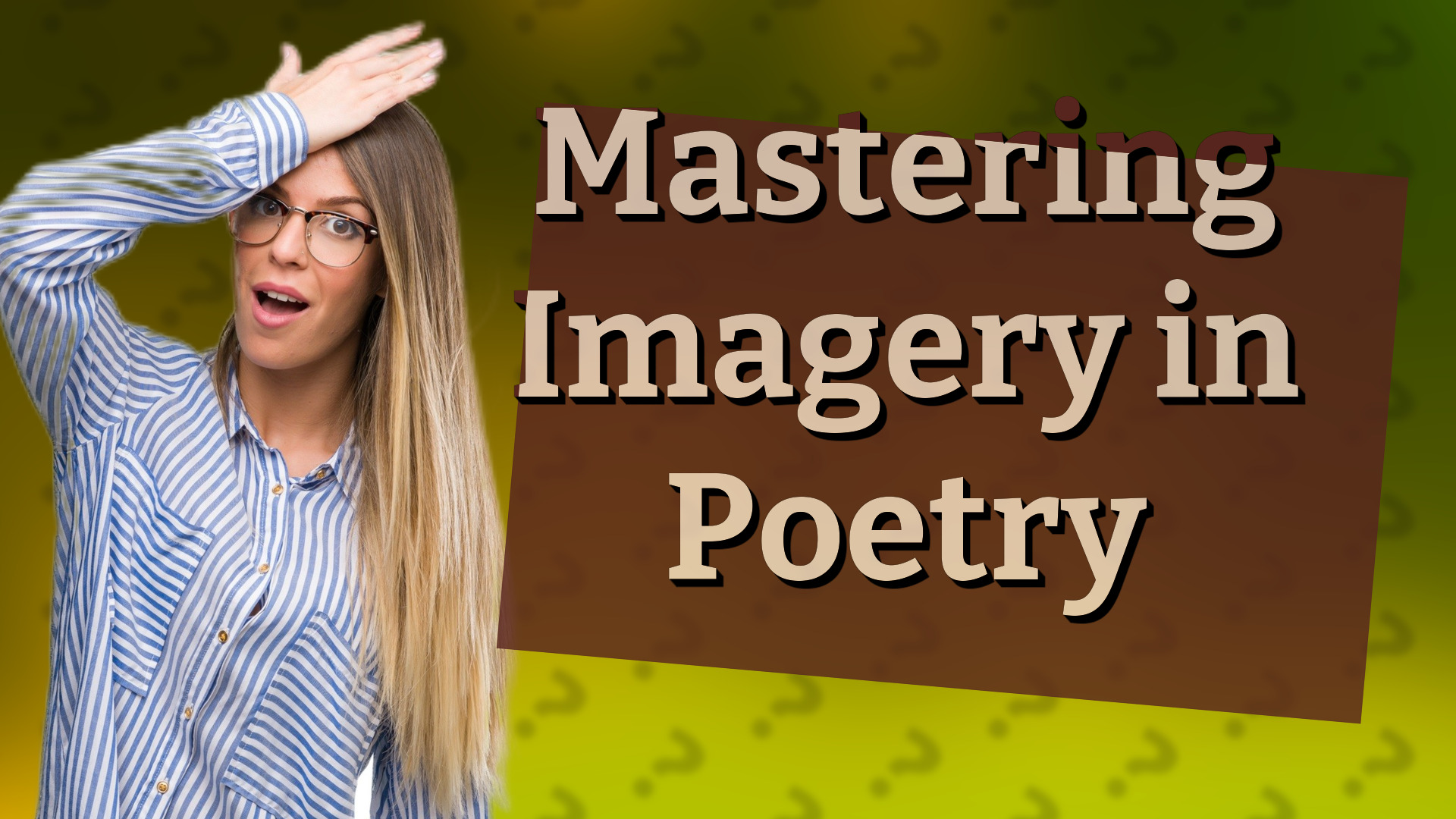 Mastering Imagery in Poetry