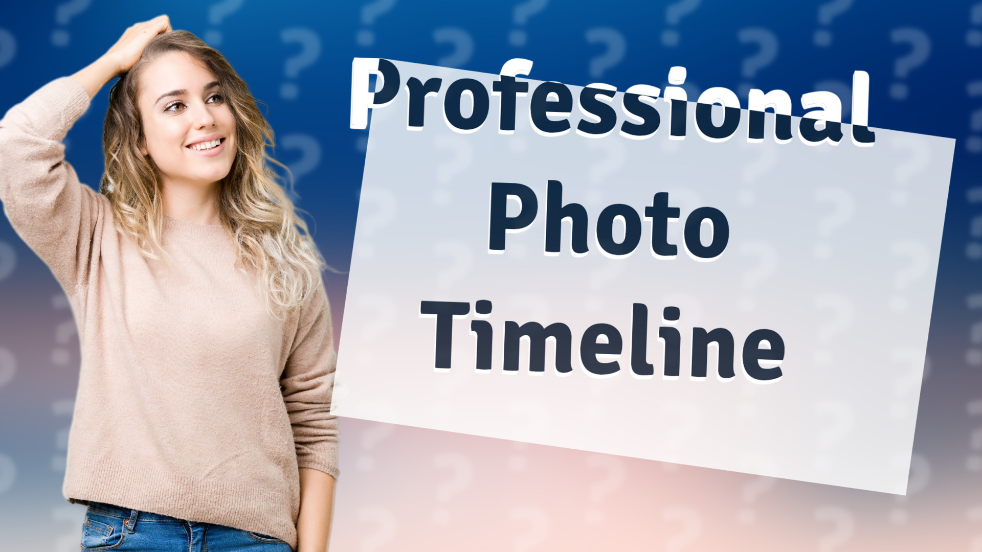 Professional Photo Timeline