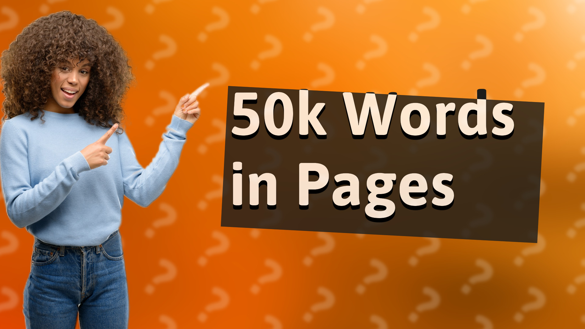 50k Words in Pages